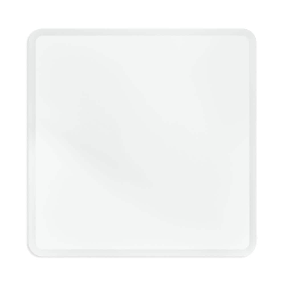 Better Bevel 17163 30-in x 30-in Beveled Frameless Rectangle Bathroom Vanity Mirror ( Clear )