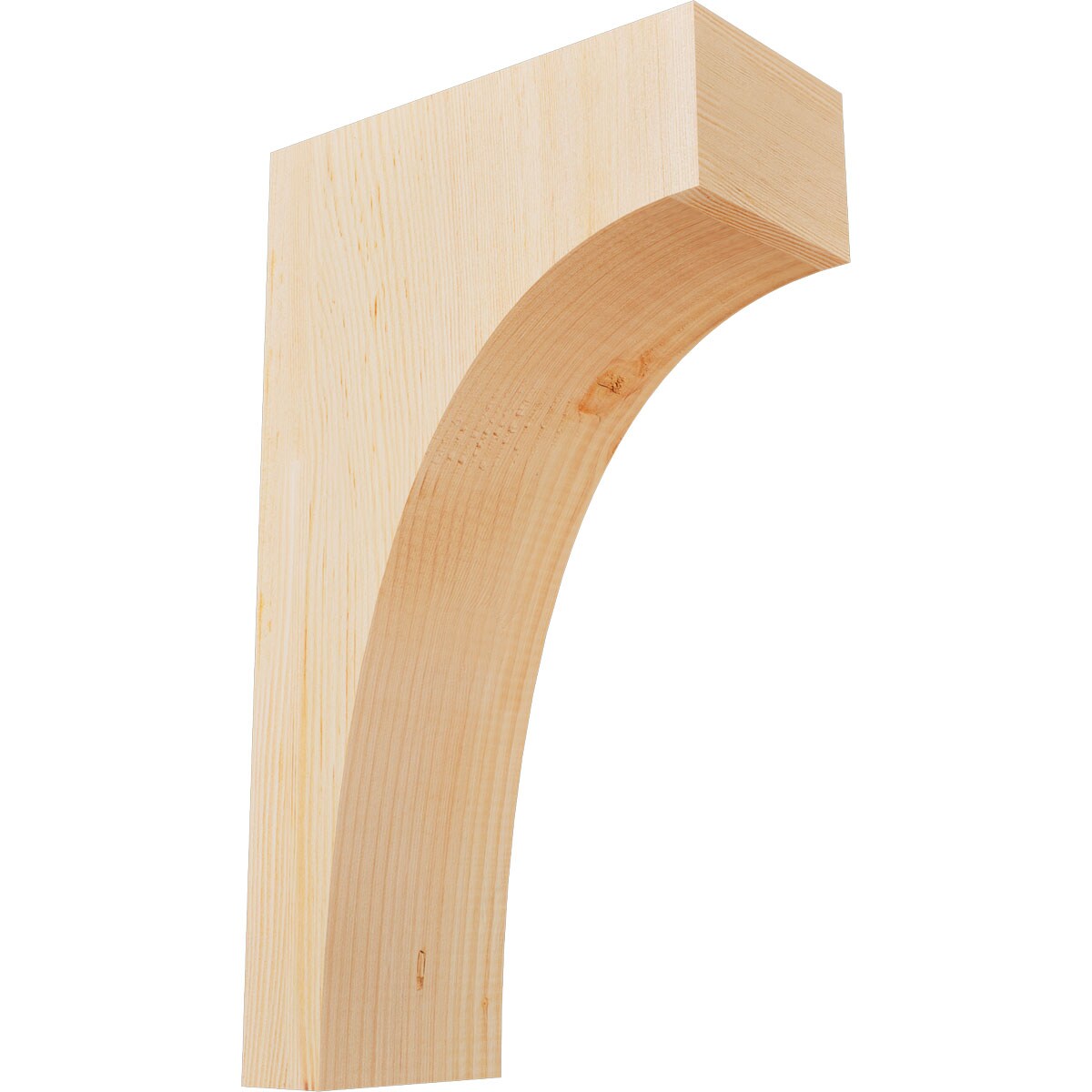 Ekena Millwork COR06X12X20HUN00SDF 5-1/2-in x 12-in x 20-in Huntington Unfinished Douglas fir Wood Paintable/Stainable Corbel