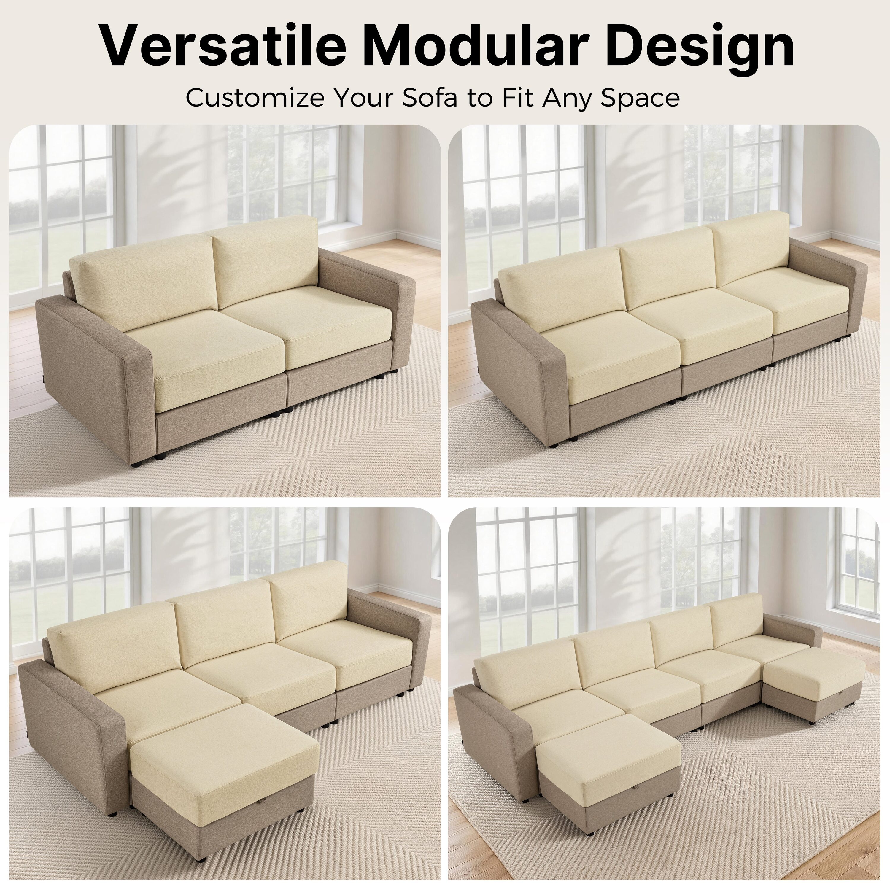 MCombo 6160-S6366M3-P Sofas-Loveseats - View #5