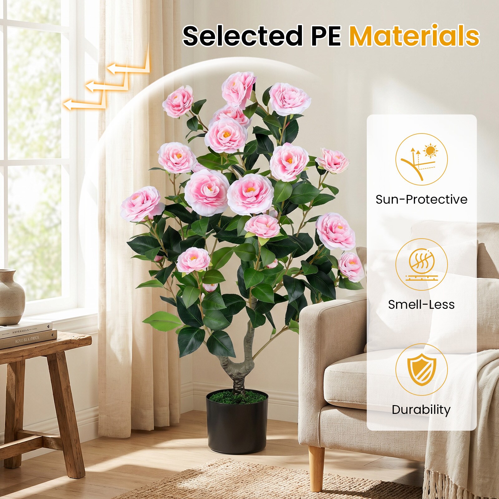 Poinic CWZH10497PK-2 Artificial-Plants-Trees - View #4
