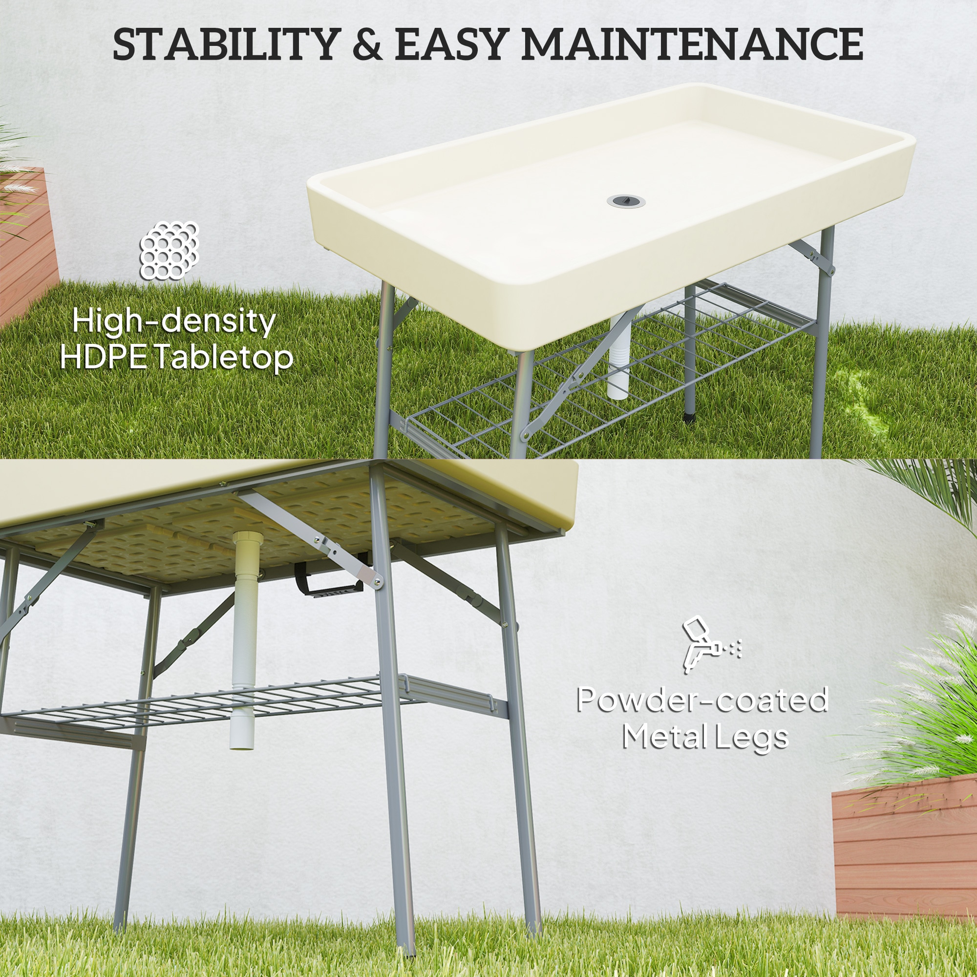 Outsunny 84G-618V00TN Patio-Tables - View #6