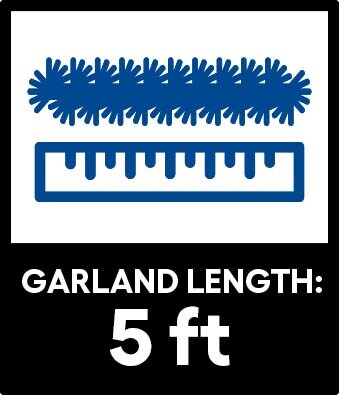 Worth Imports 5650OR Artificial-Christmas-Garland - View #2