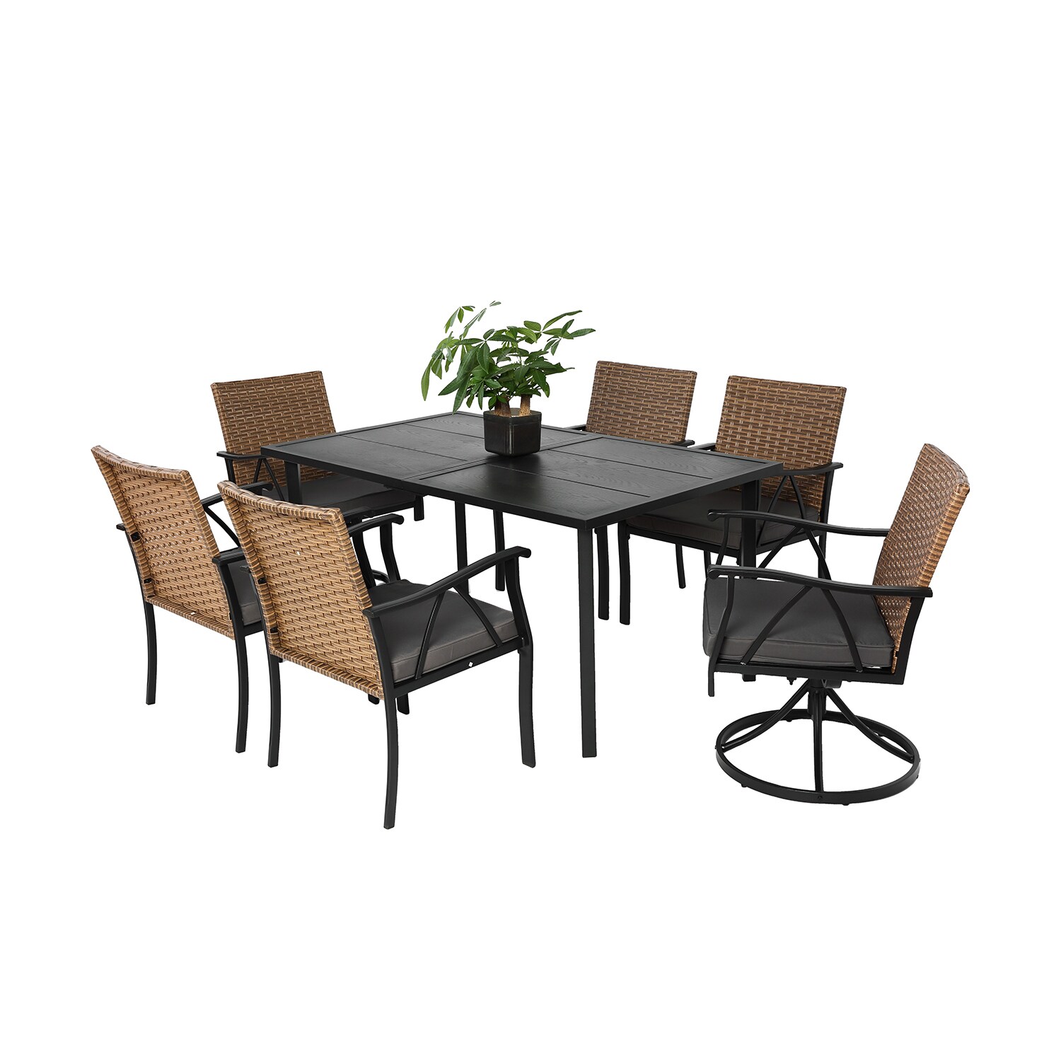 GZMR GM-GO-09AAB Patio-Dining-Sets - View #3