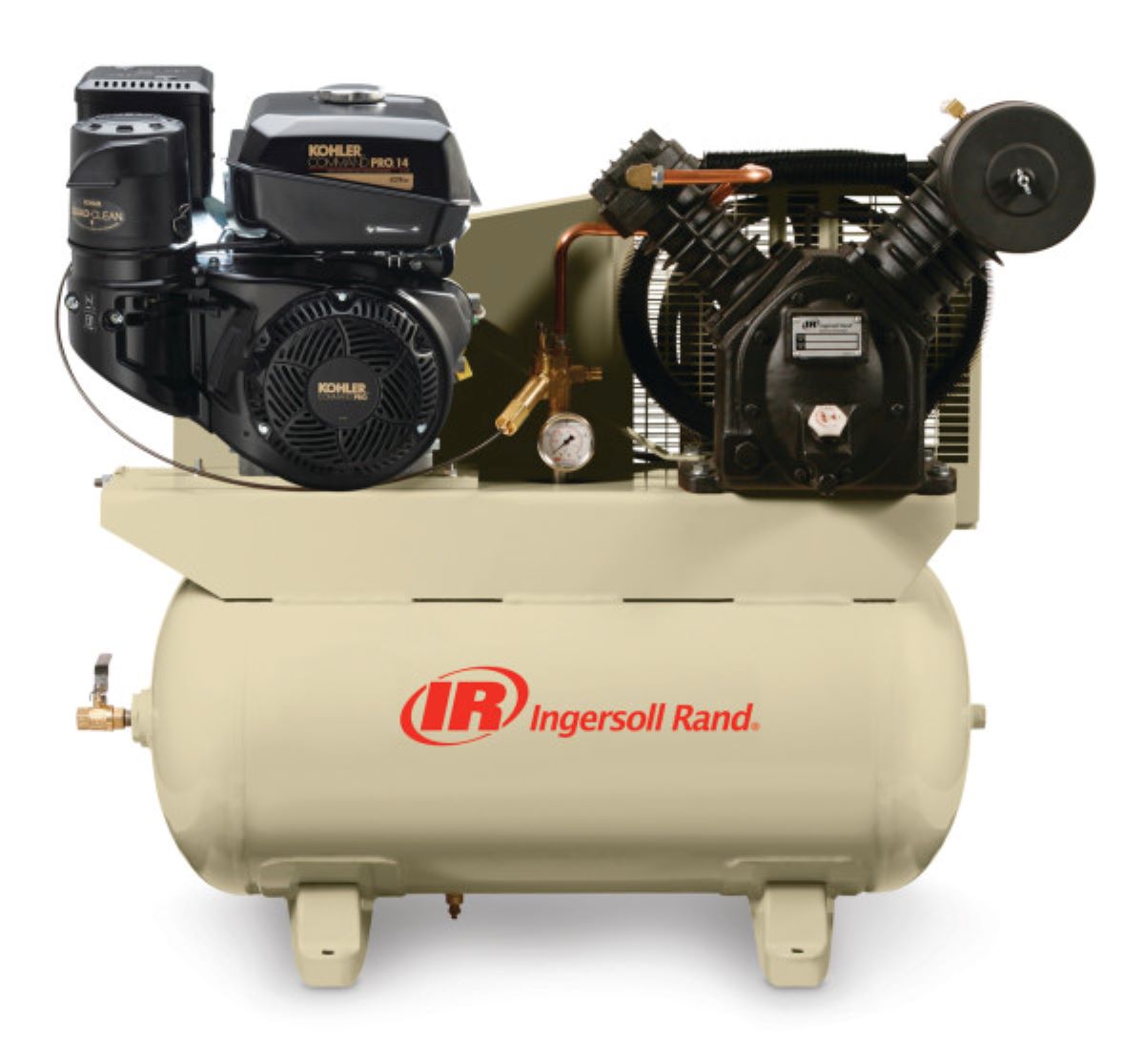 Ingersoll Rand 46821344 30-Gallon Gas Cordless 175 PSI Horizontal Air Compressor