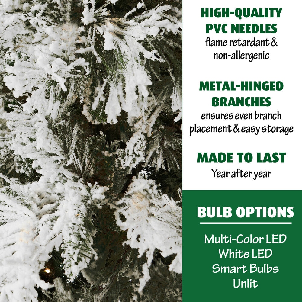 48 inches PVC Sugar Pine Branch - Green - FIRE RETARDANT