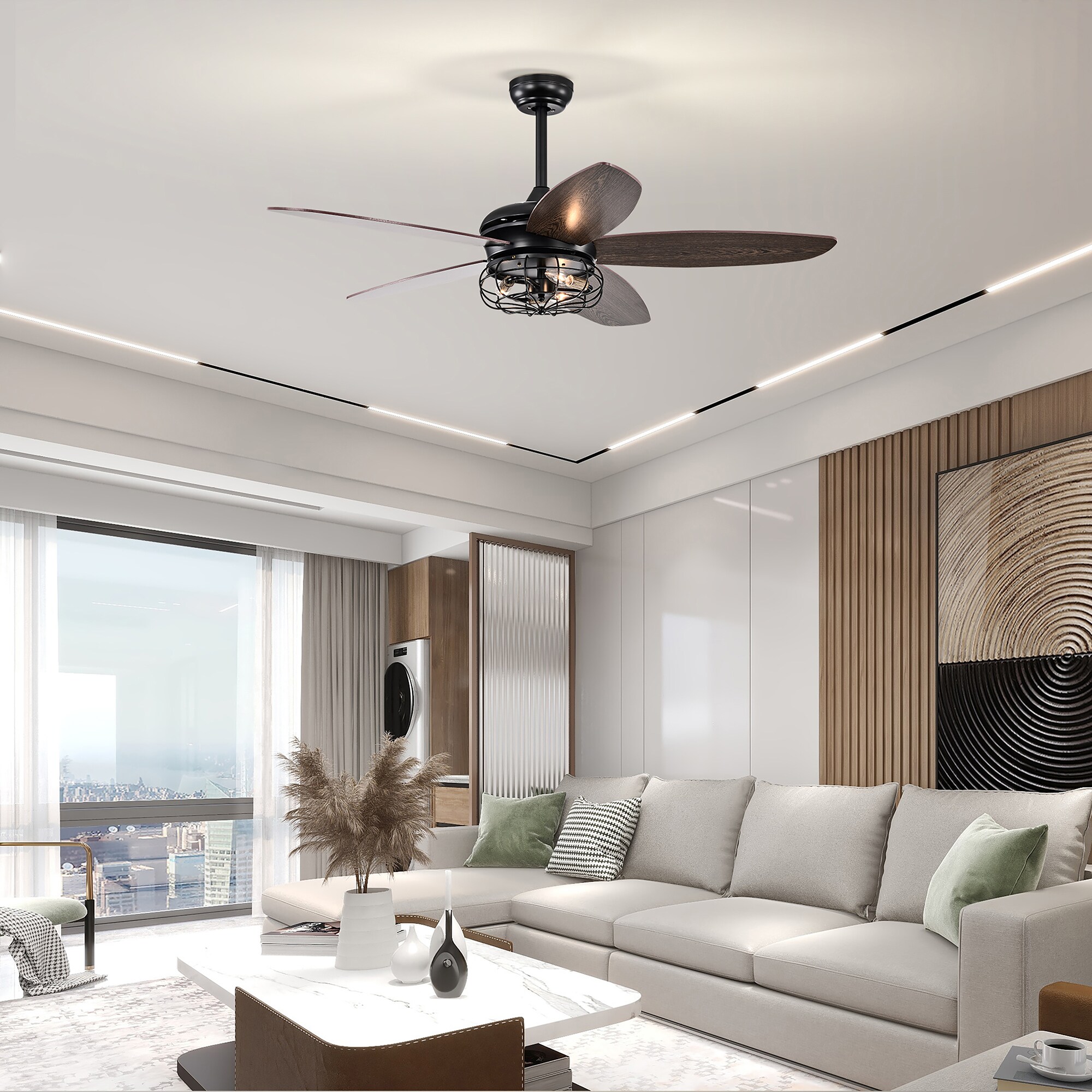 ExBrite LWYFFMFL5201B Ceiling-Fans - View #3