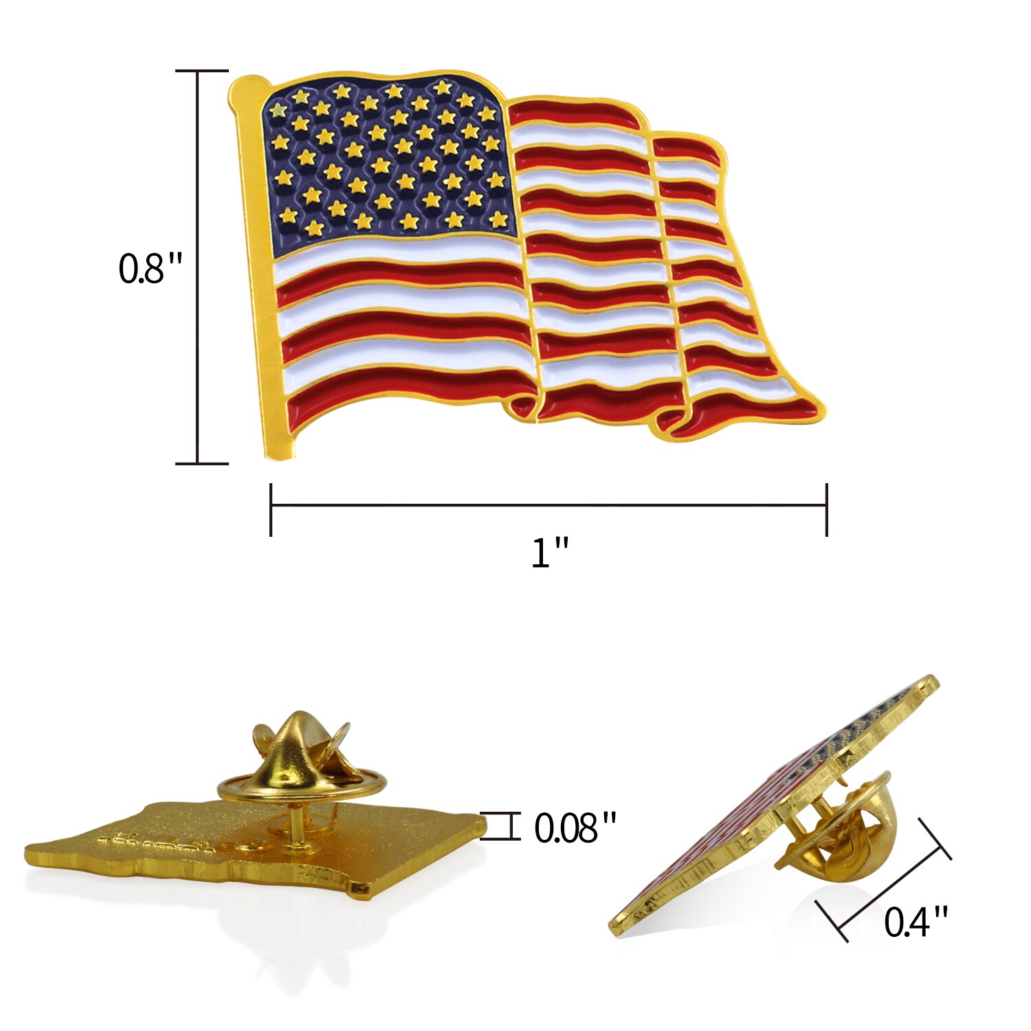 Anley A.BROOCH.FLAG.US Decorative-Banner-Flags - View #2
