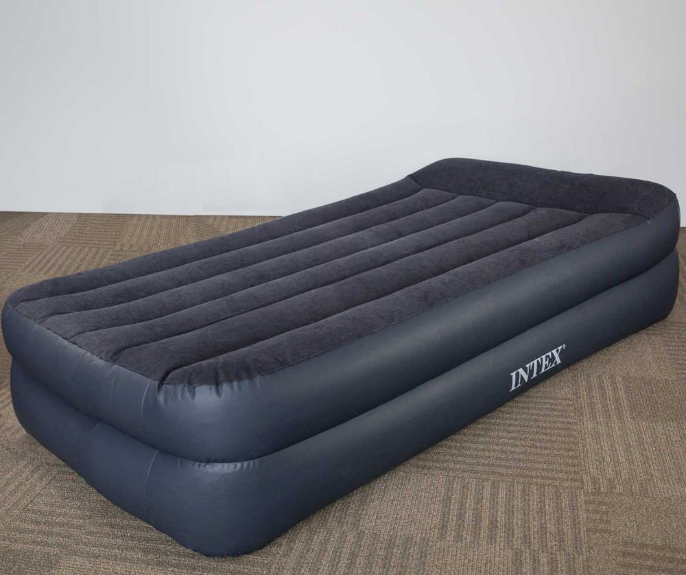 Sealy 94055E-BW Tritech 20 Inch Twin Air Mattress - Double High, Built-In  Pump, Gray - Indoor/Outdoor Use - Supports up to 330 lbs