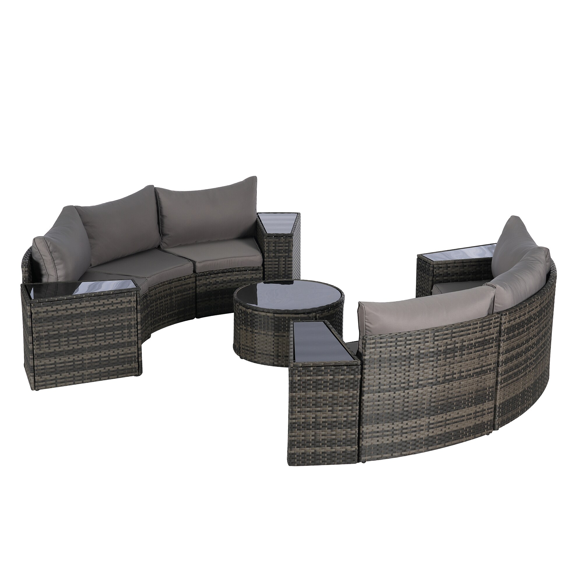 SINOFURN SYB670030GY Patio-Sofas-Daybeds - View #7