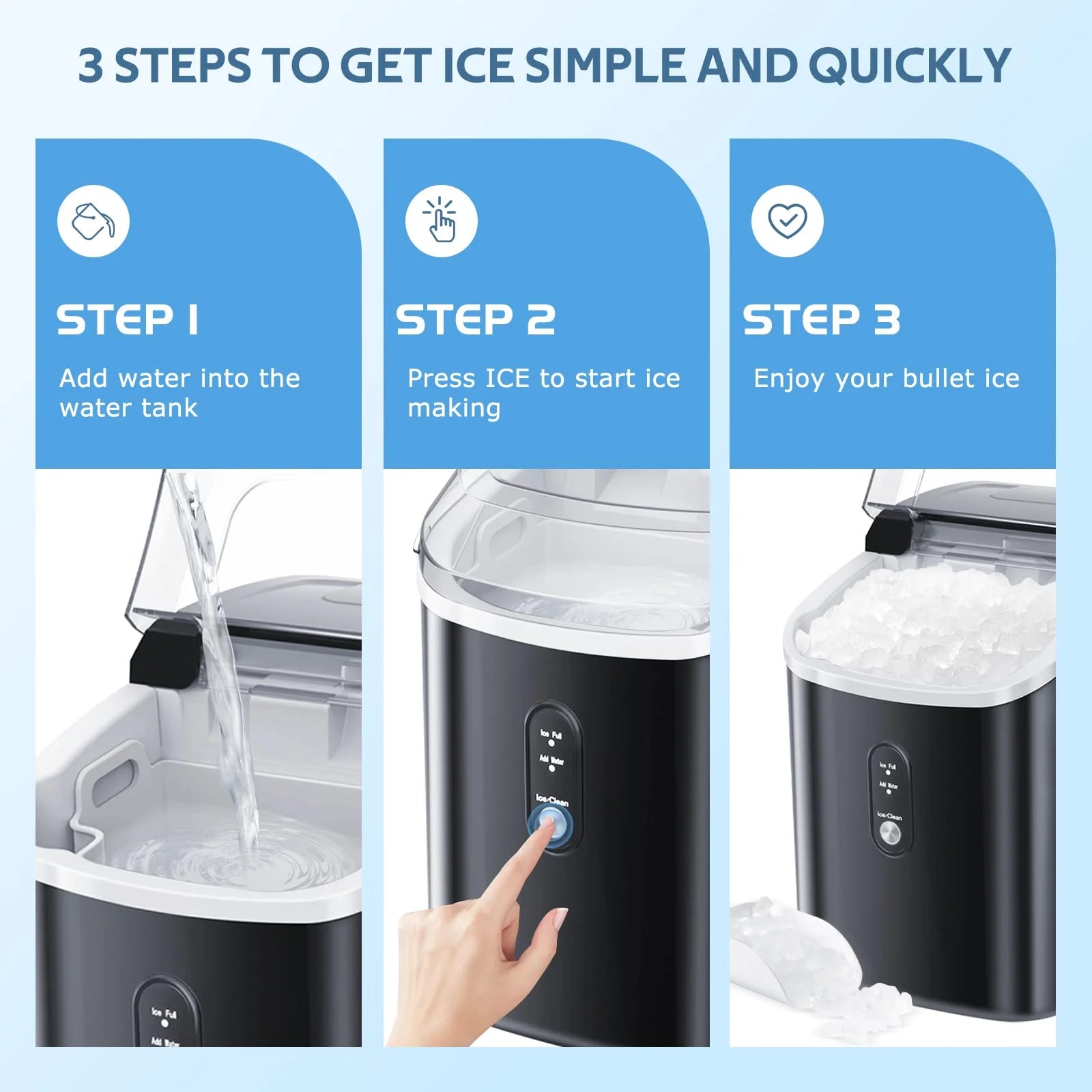 COWSAR LSIM-Z5815NHB Ice-Makers - View #4