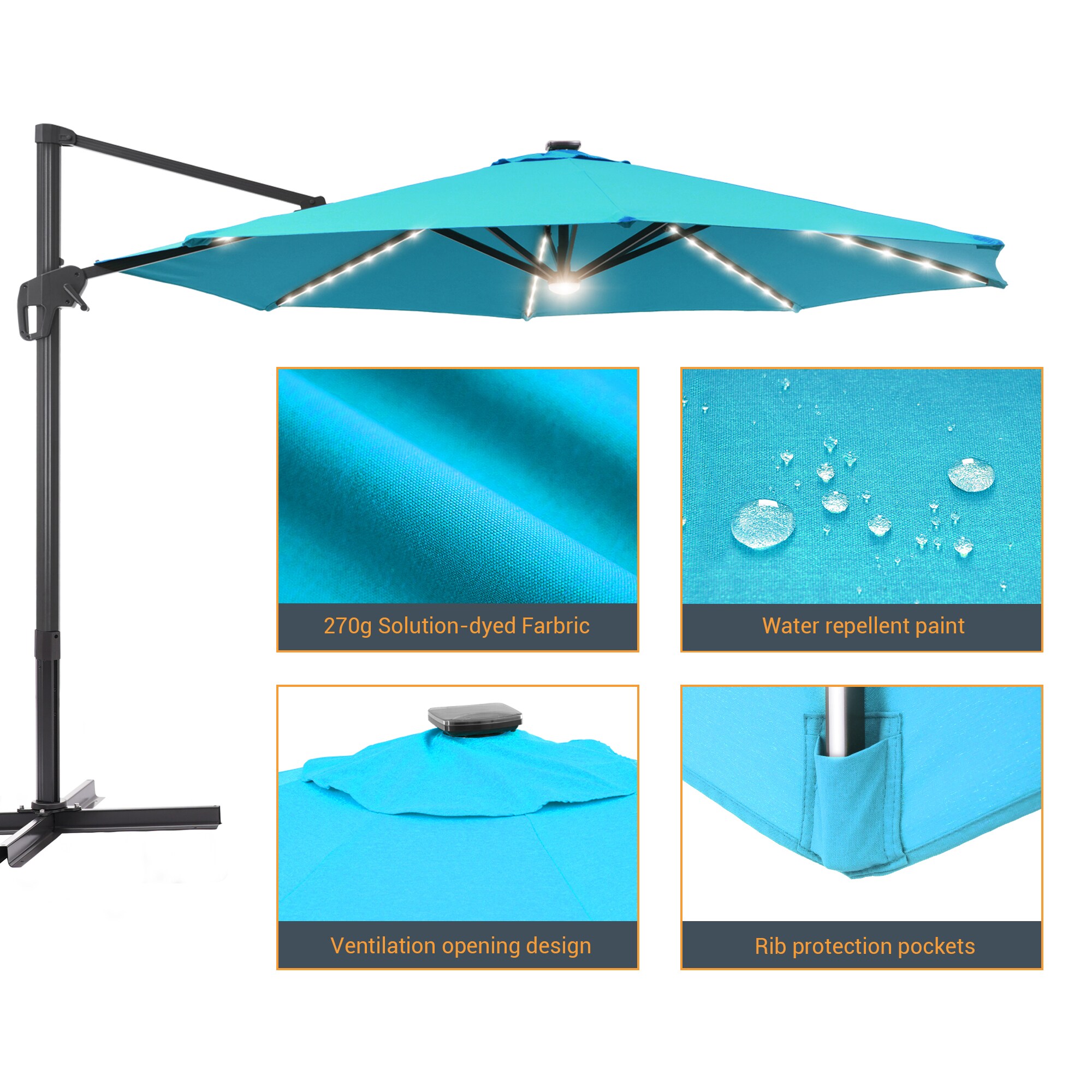 Sonkuki SD-LED140LB-BASE Umbrellas-2 - View #3