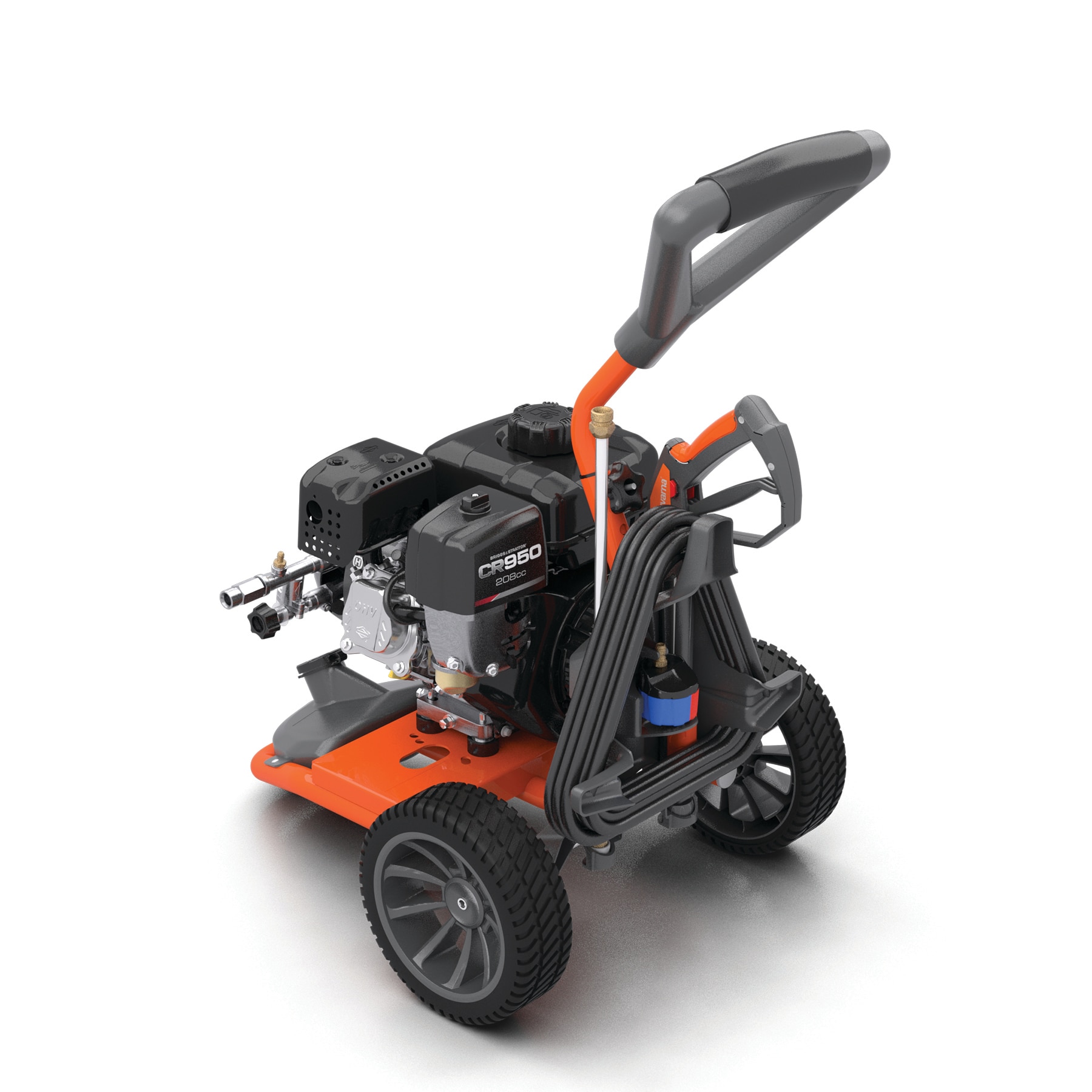 Husqvarna Medium Duty 3200 4.5-GPM Cold Water Gas Pressure washer with 4 Spray Tips
