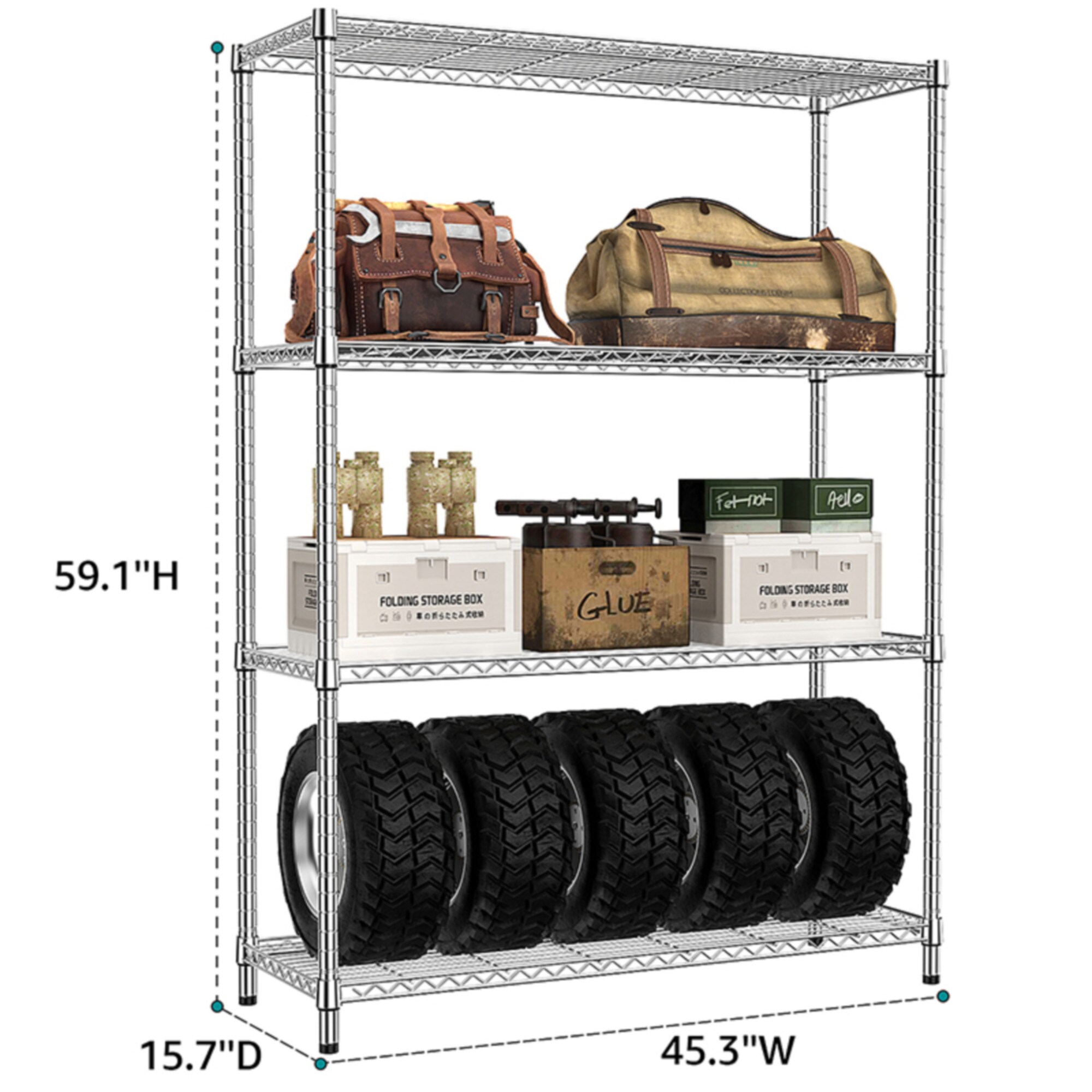 Wooakway FXLS0604-602Z229 Free-Standing-Shelving - View #7
