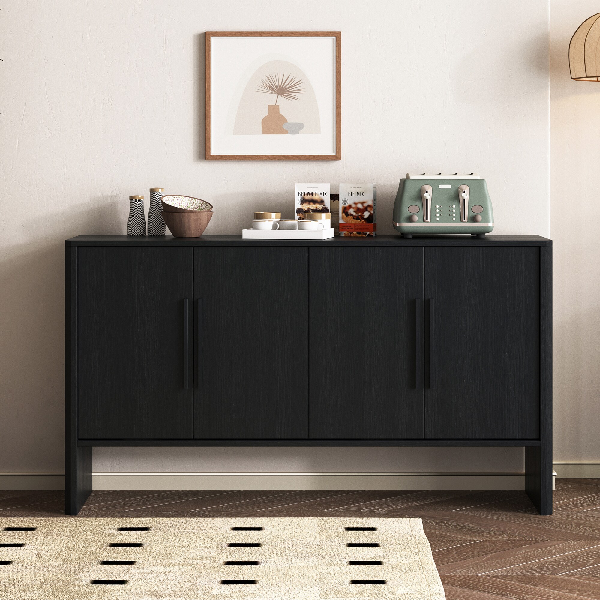 SINOFURN SYA330165BK Dining-Kitchen-Storarge - View #3