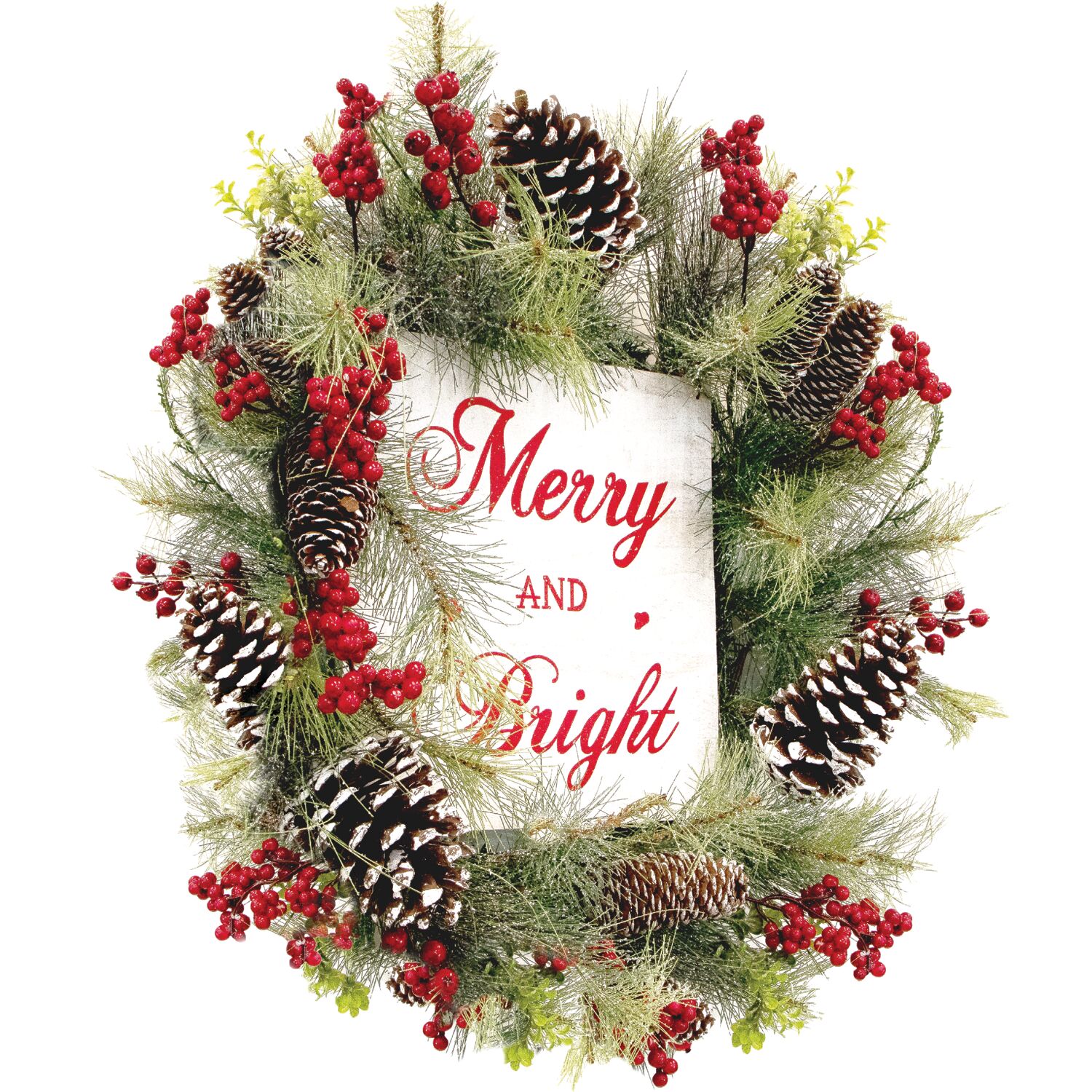Fraser Hill Farm FF026CHWR001-0GR Artificial-Christmas-Wreaths - View #12