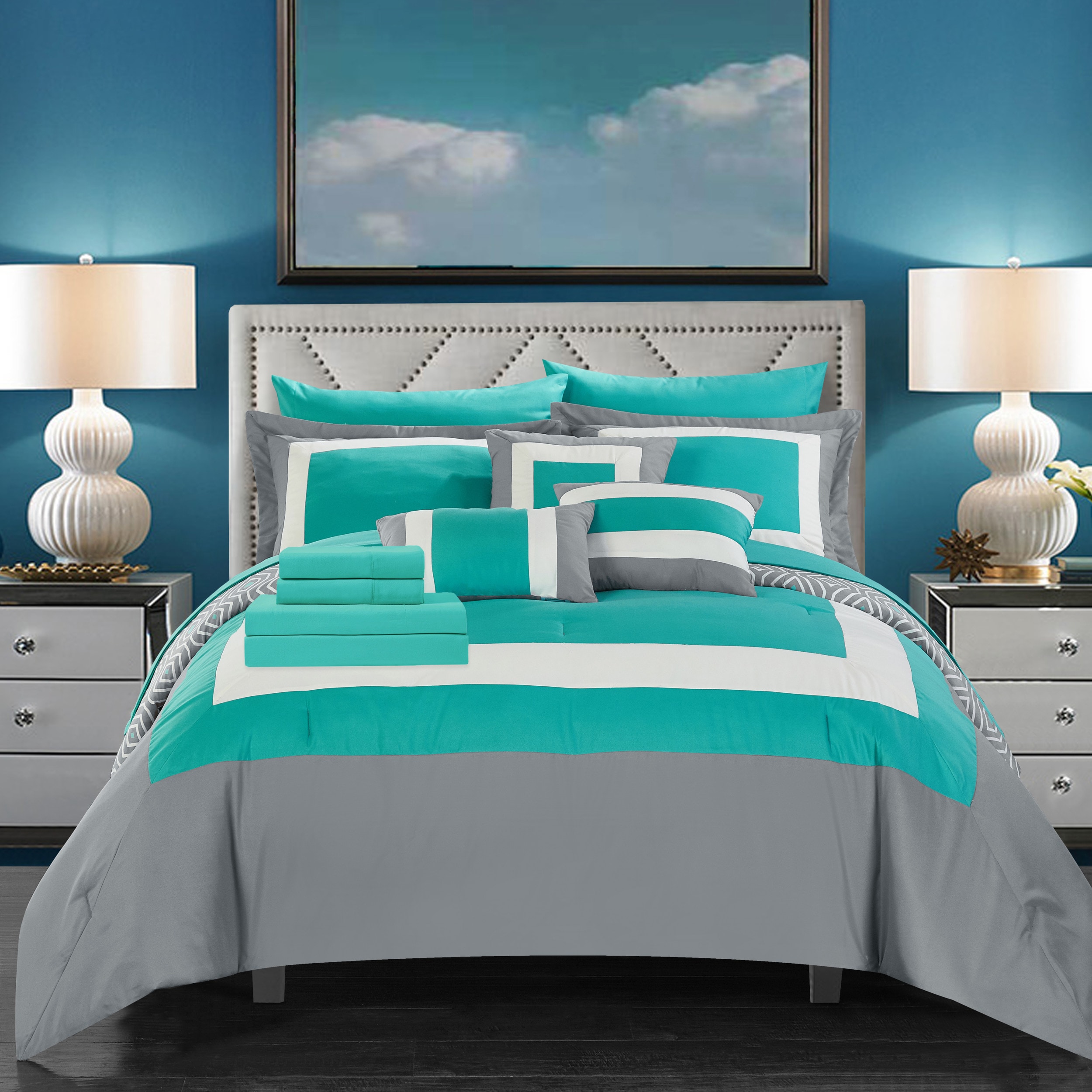 Chic Home Design CS4467-LW bedding - View #2