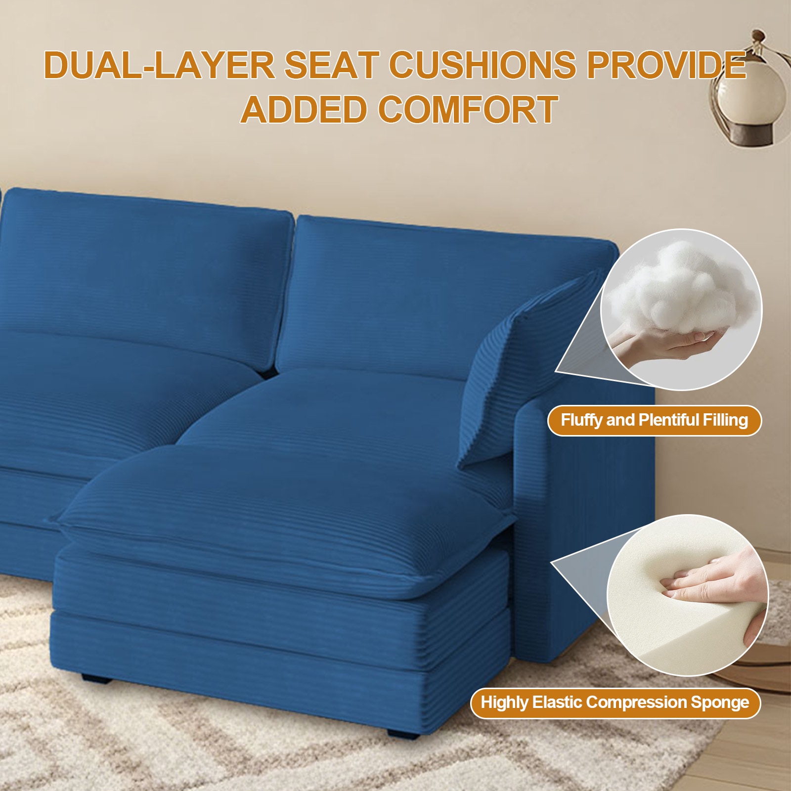 VOUA SAF-DXR3-NV Sofas-Loveseats - View #8