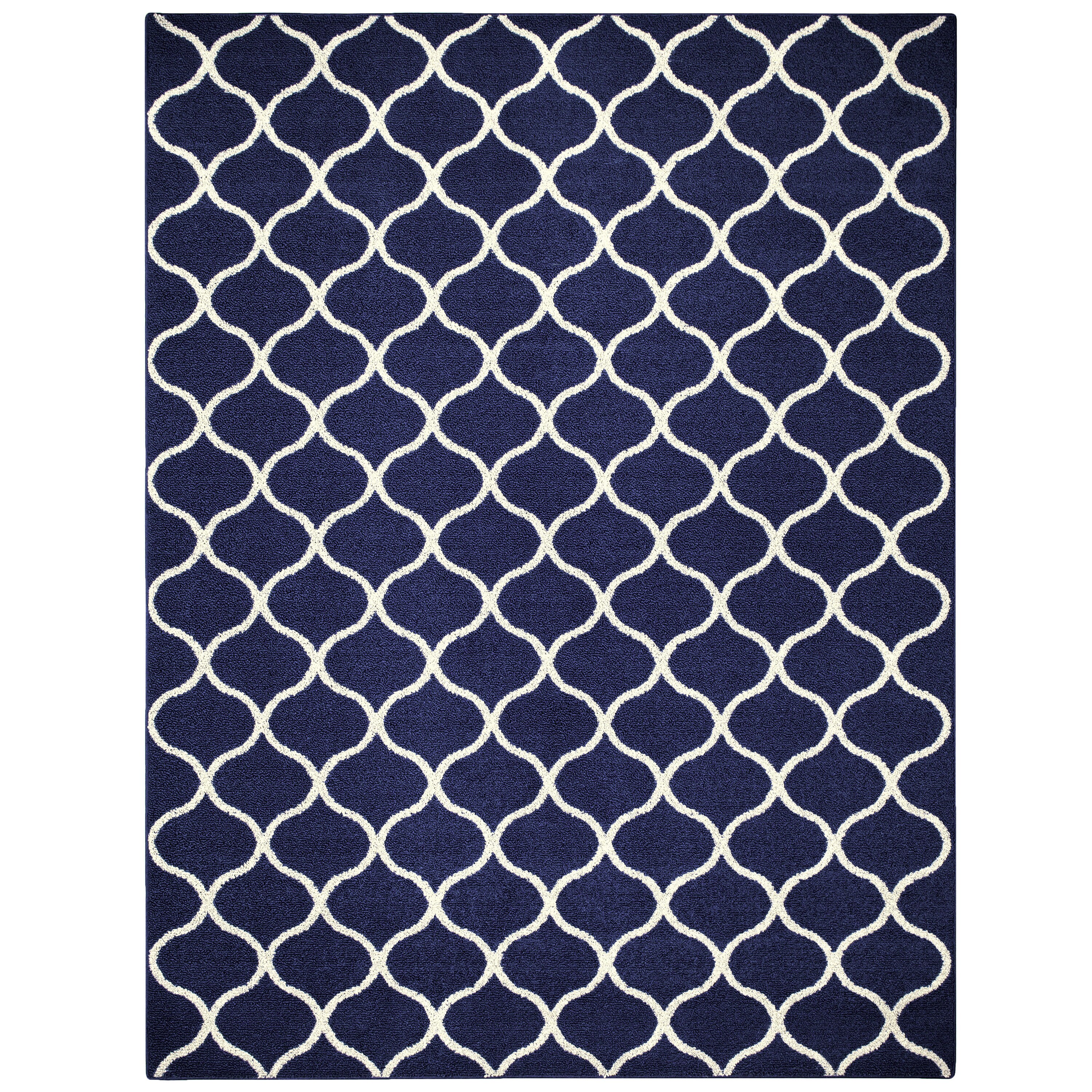 Maples Rugs 5 X 7 Blue Indoor Geometric Global Area Rug in the Rugs ...