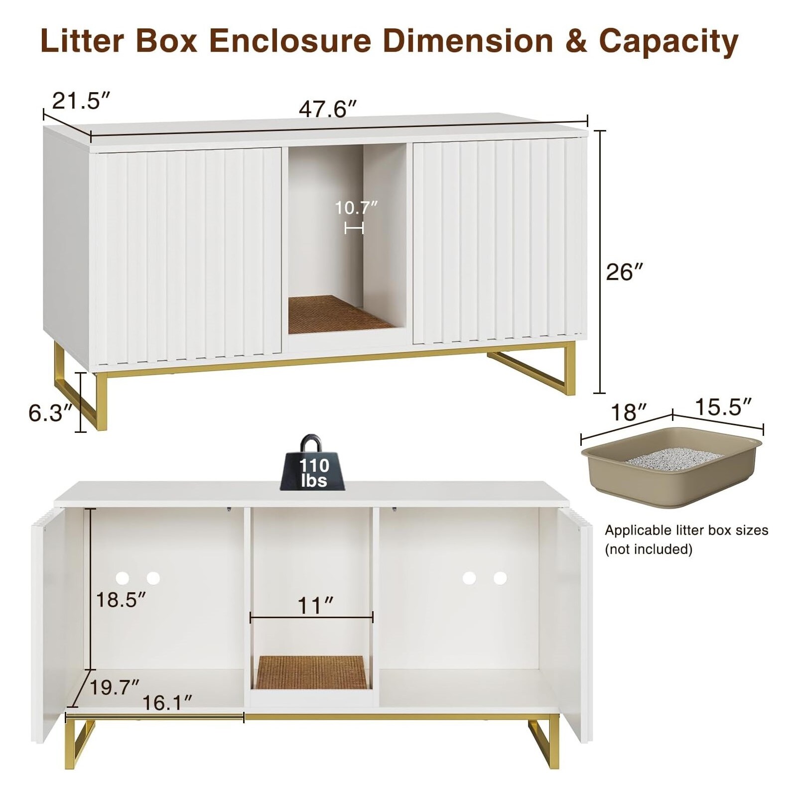 Vabches K1A009BS0M Litter-Boxes - View #12