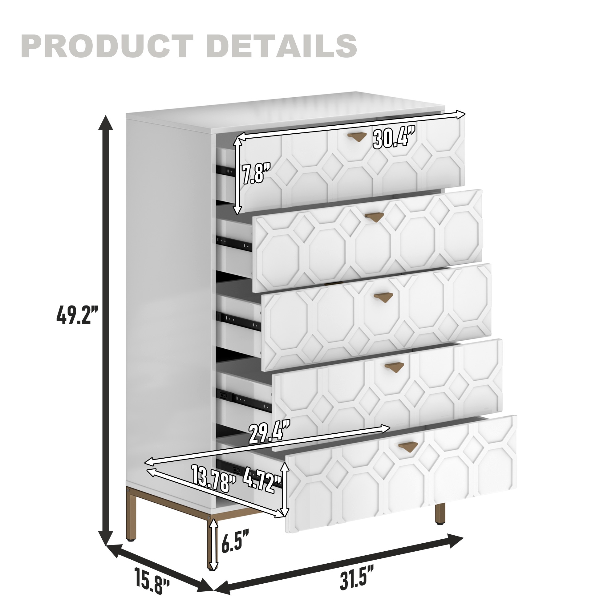 Clihome WM-MF-34AKWH chests - View #11