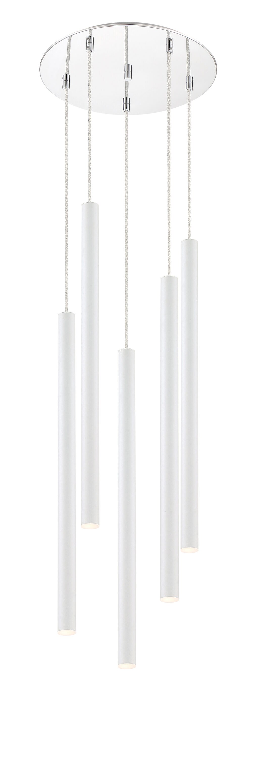 Z-Lite 917MP24-WH-LED-5RCH Pool-Table-Lighting - View #2