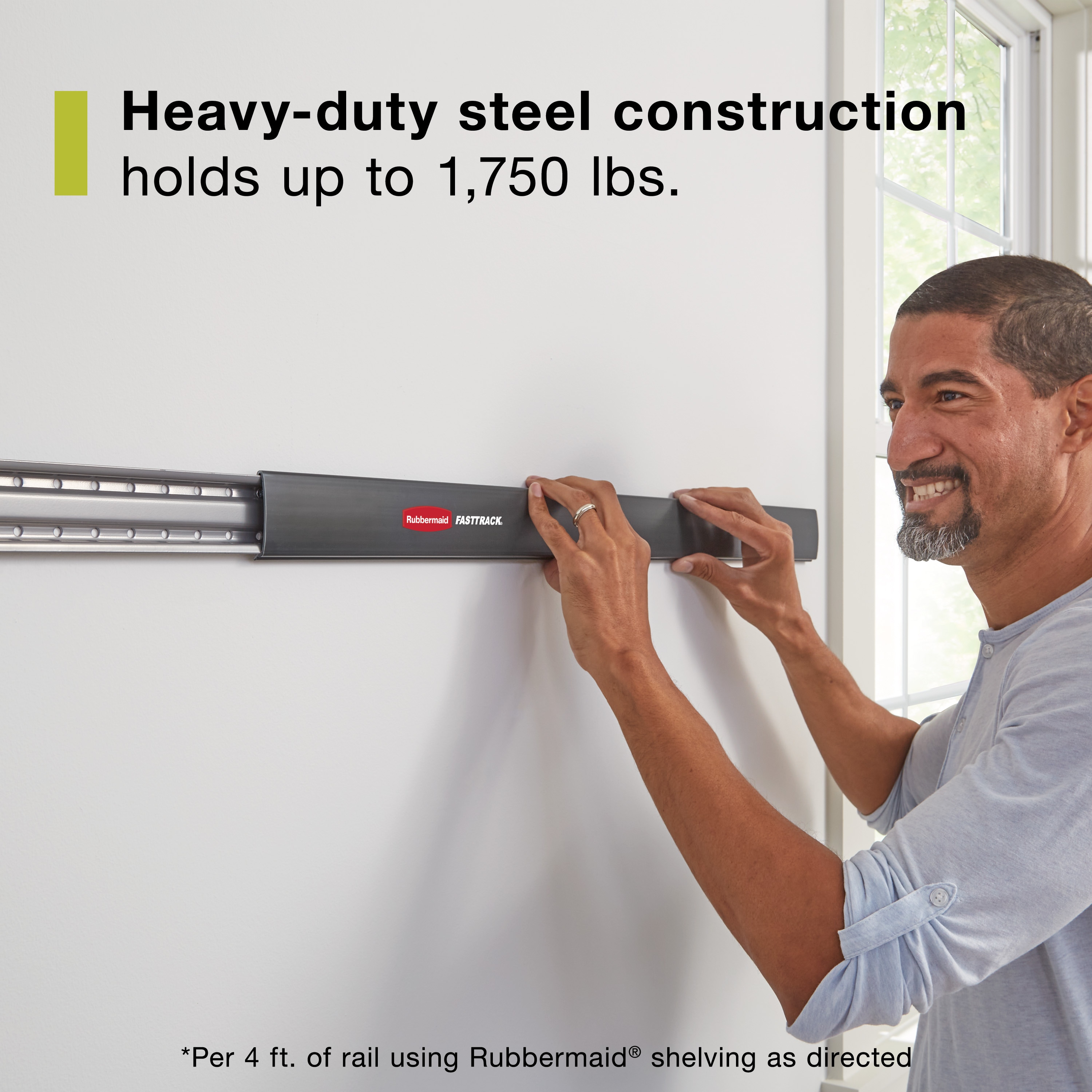 Rubbermaid 1784416 Garage-Storage-Rail-Sys-Acc - View #2