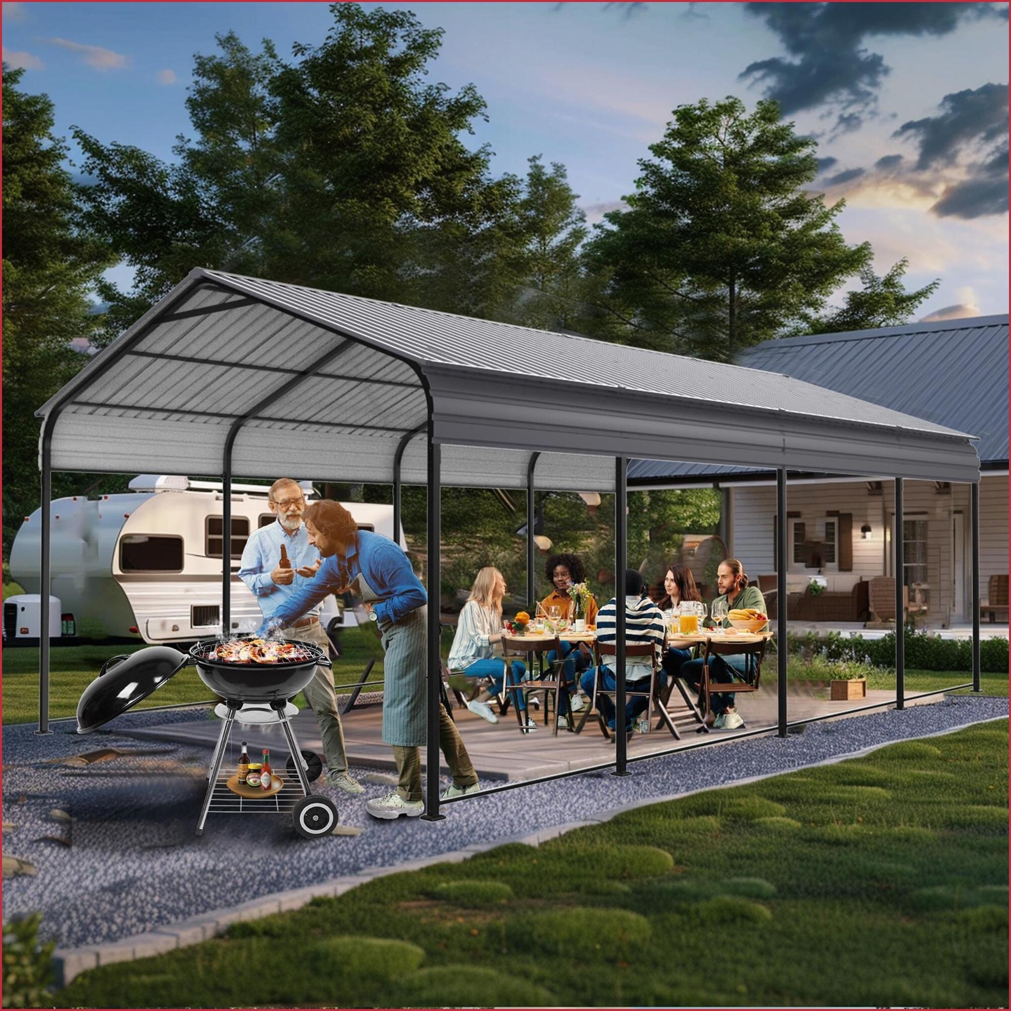Watnature 7D2YNR8FWO14 Carport-Covers - View #9