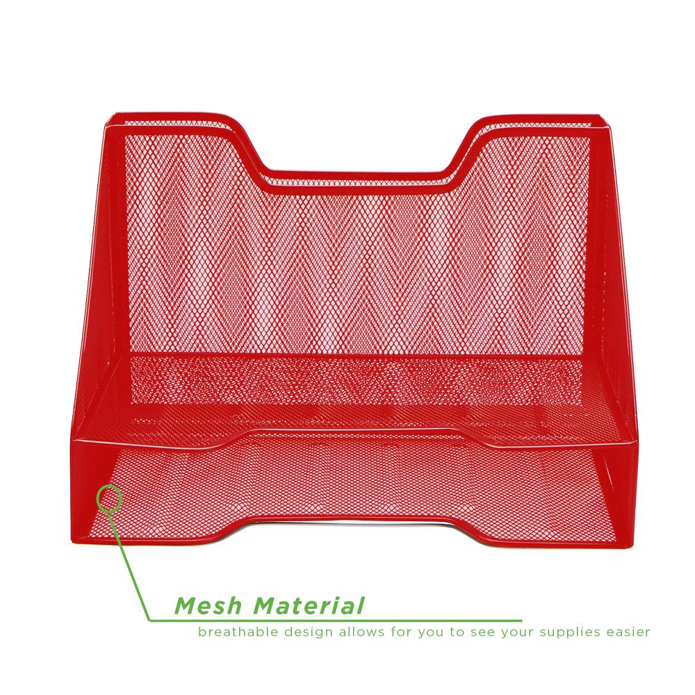 Mind Reader MESHBOX3-RED Desktop-Organizers - View #5