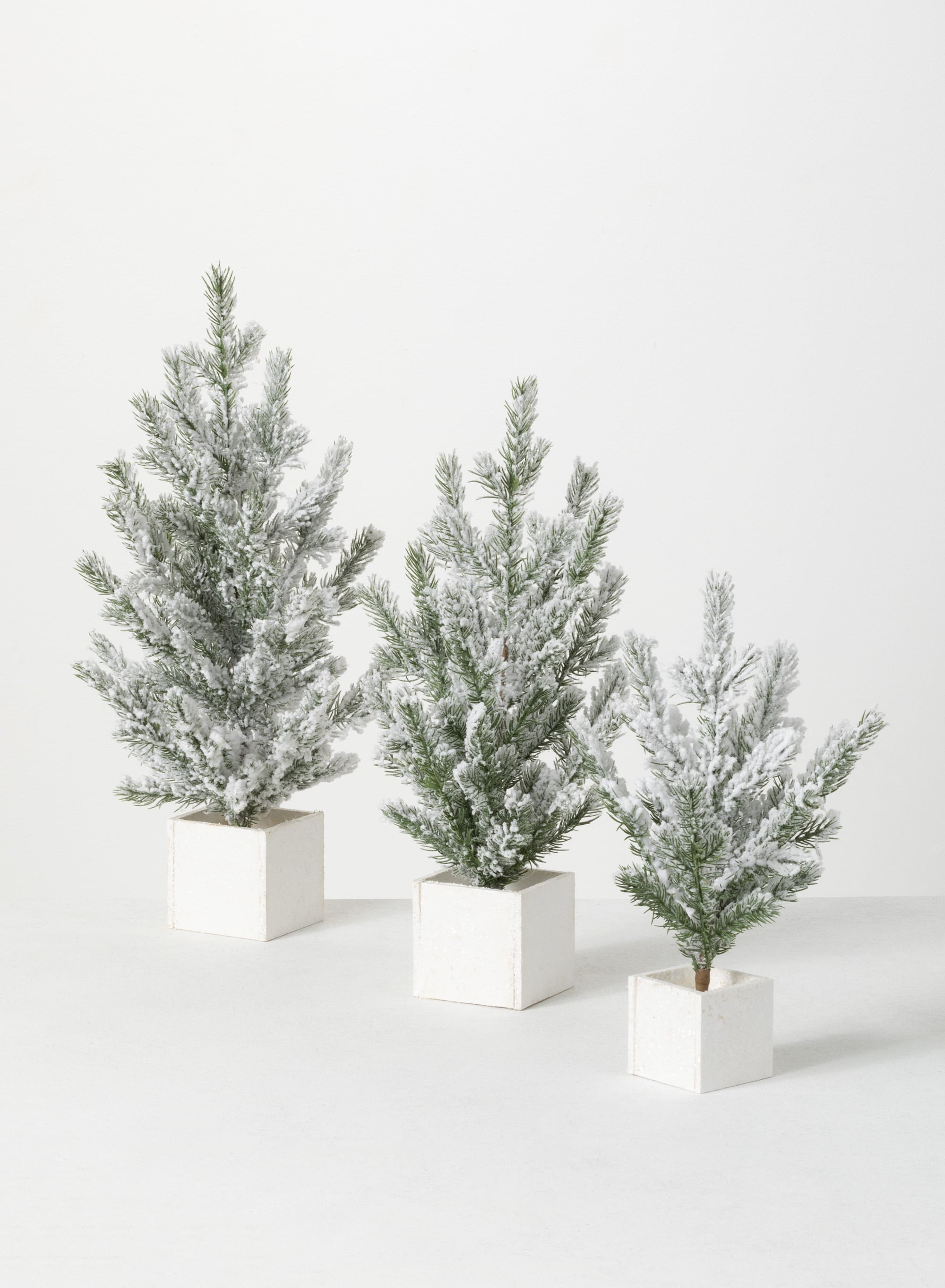 Sullivans TR1110 1.79-ft Pine White Artificial Christmas Tree