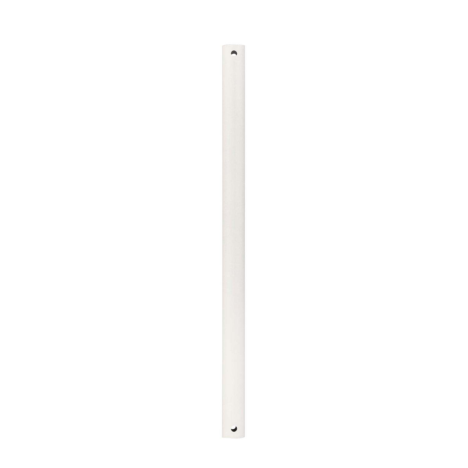 Arranmore Lighting & Fans AR-18WH 18-in Matte White Steel Indoor/Outdoor Angle Mount Capable Ceiling Fan Downrod adapter Downrod