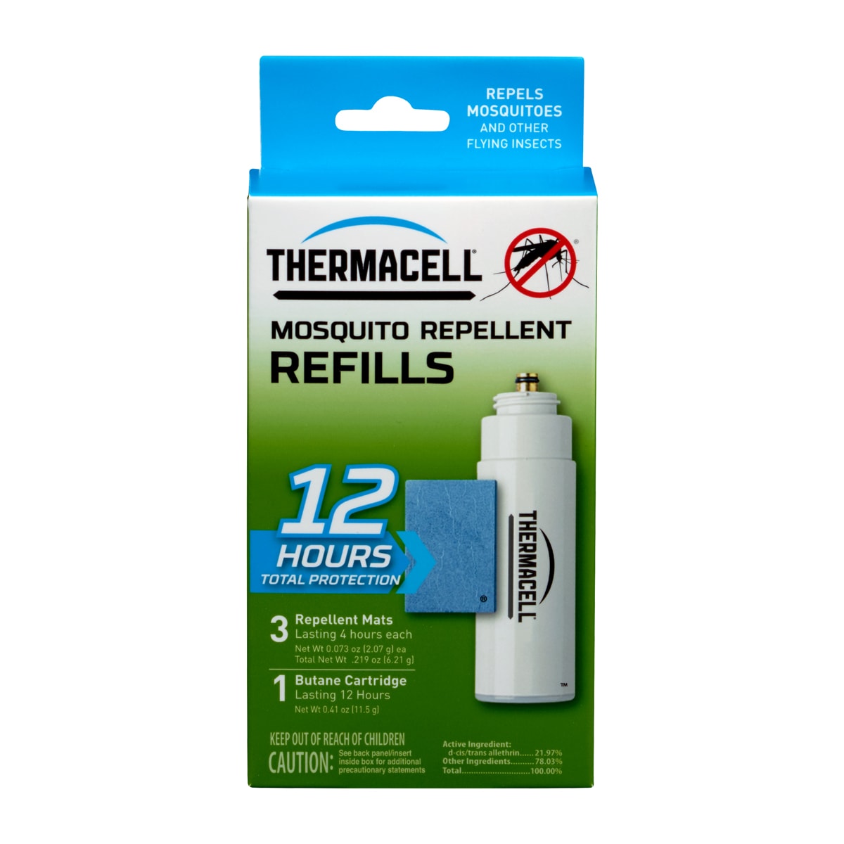  Thermacell Mosquito Repellent Refills; Earth Scent; Compatible  with Any Fuel-Powered Thermacell Repeller; Highly Effective, Long Lasting,  No Spray or Mess; 15 Foot Zone of Mosquito Protection : Thermacell: Patio,  Lawn 