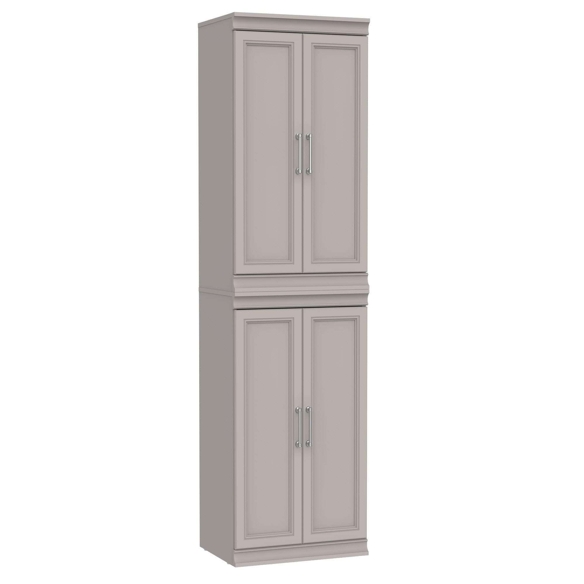ClosetMaid 10000-04840 Modular Storage 1.78-Feet to 1.78-Feet W x 6.7-Feet H Taupe Solid Shelving Wood Closet System