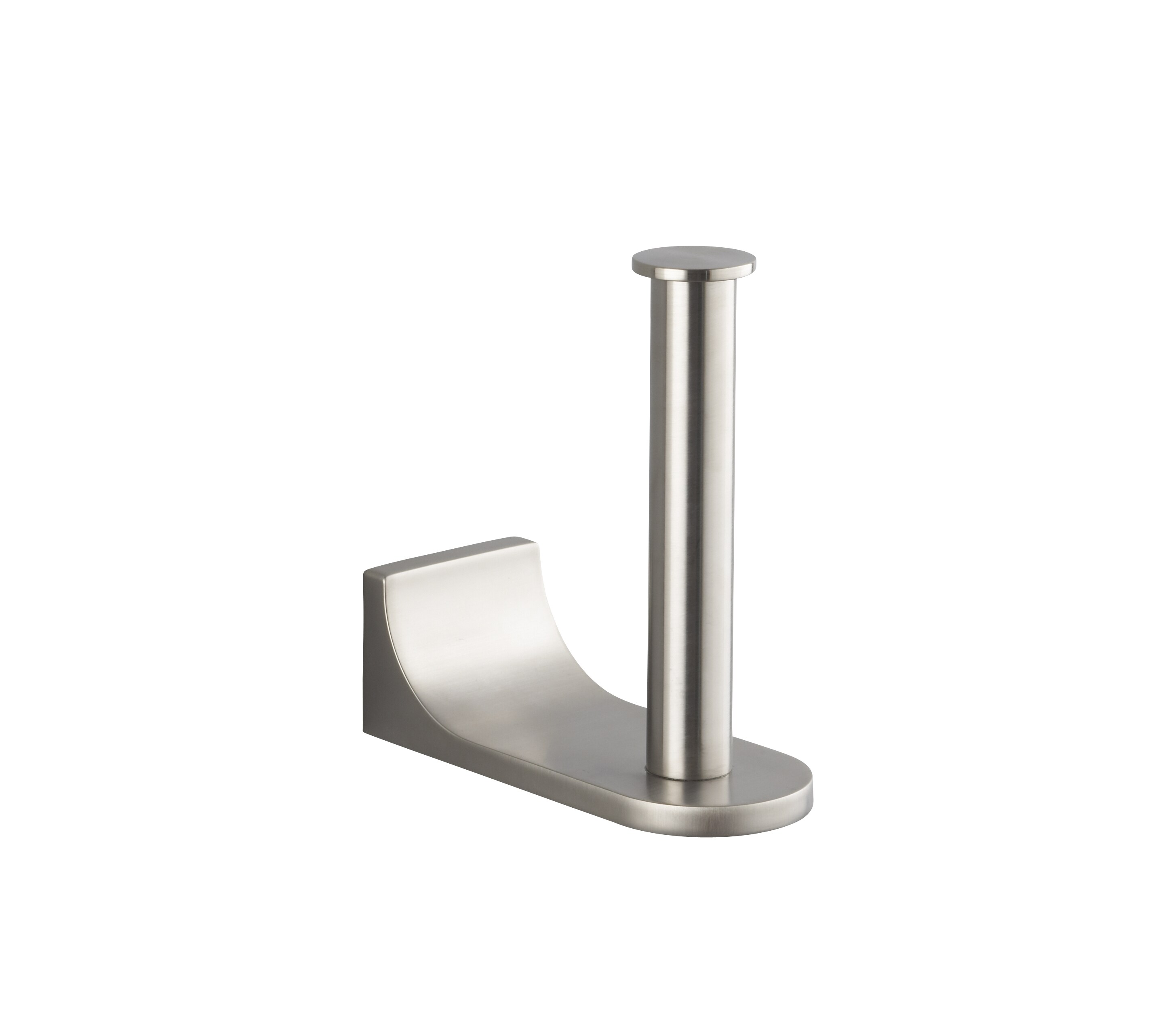 KOHLER Loure Vibrant Brushed Nickel Wall Mount Single Post with Arm ...