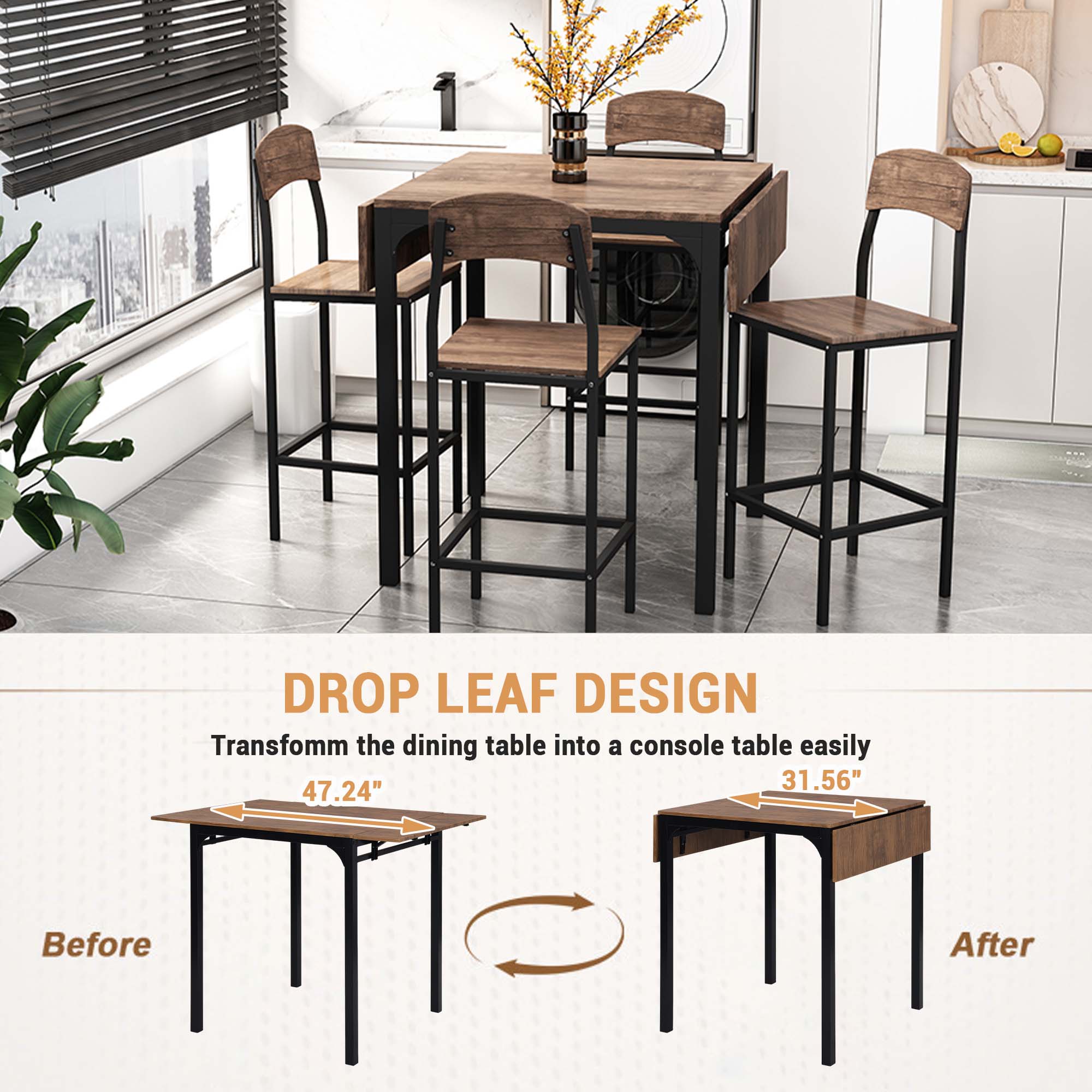 Fun Orange FUN25DS12 Dining-Sets - View #2