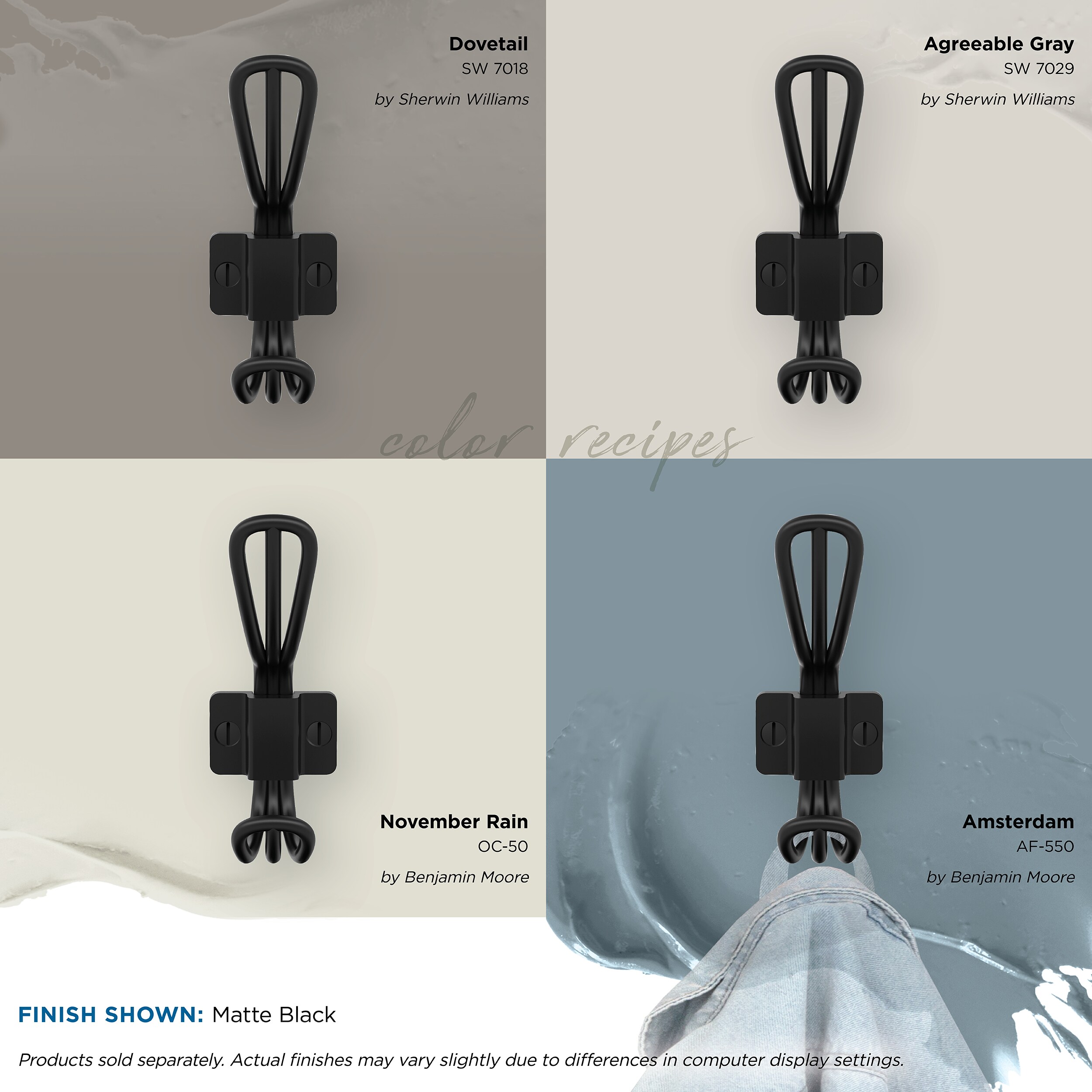 Amerock H37006MB Decorative-Wall-Hooks - View #7