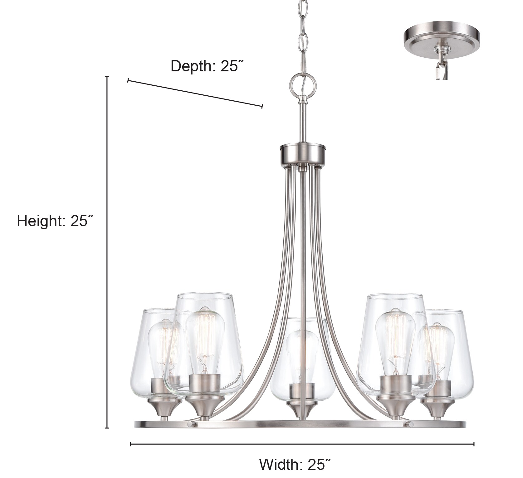 Millennium Lighting Ashford 3-Light Modern Gold Traditional Dry