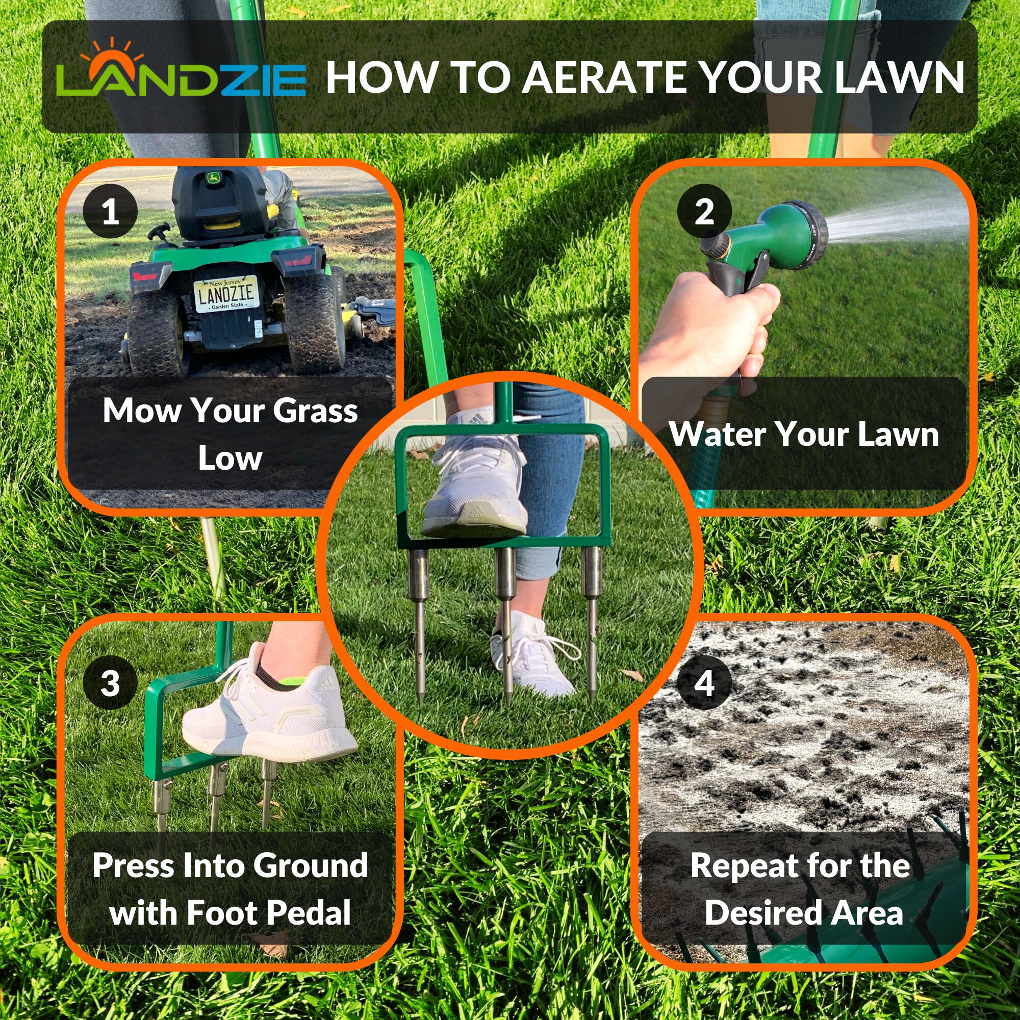 LANDZIE L-AER-FRK-S1 Spiker-Aerator - View #7