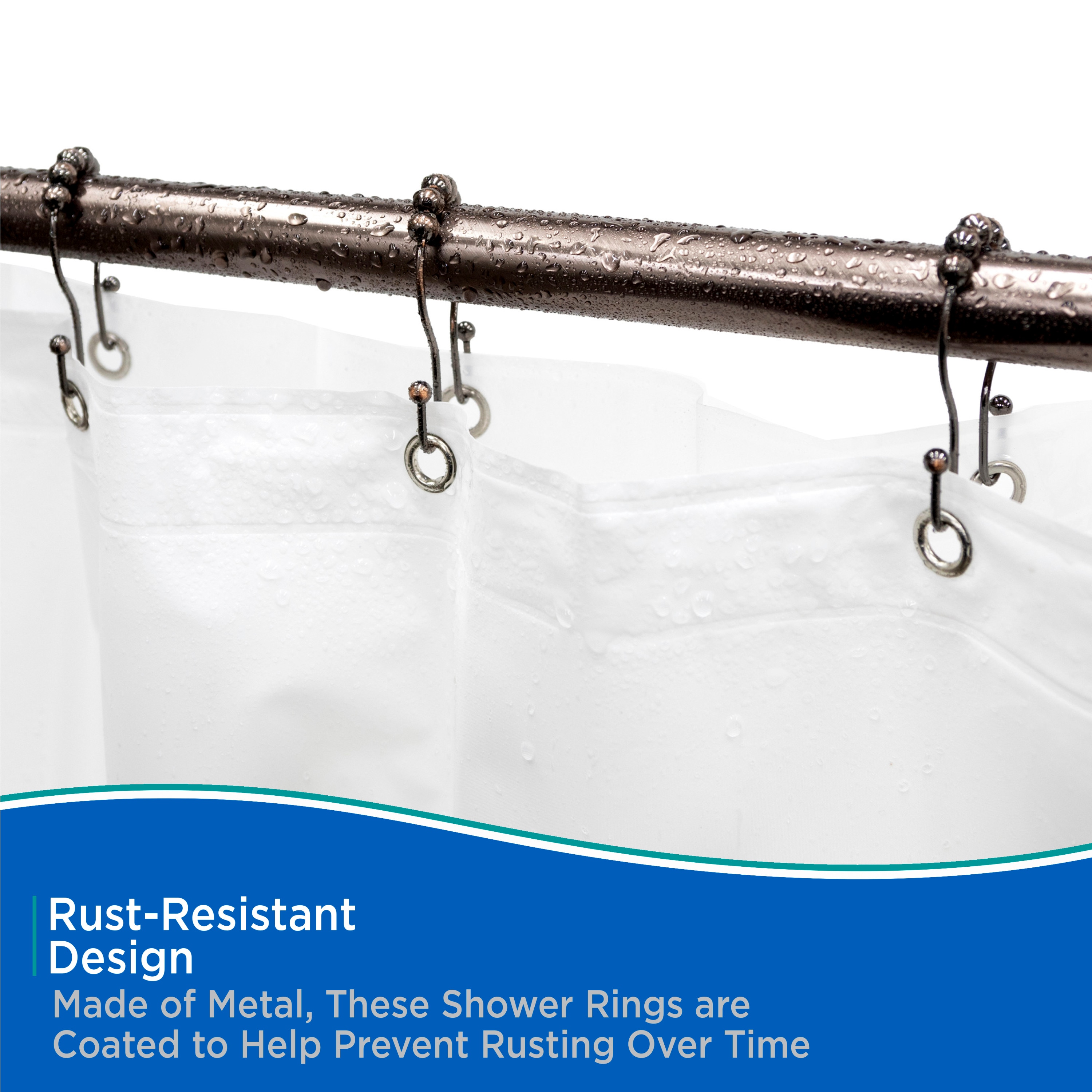 Kenney KN67122V1 Shower-Rings-Hooks - View #4