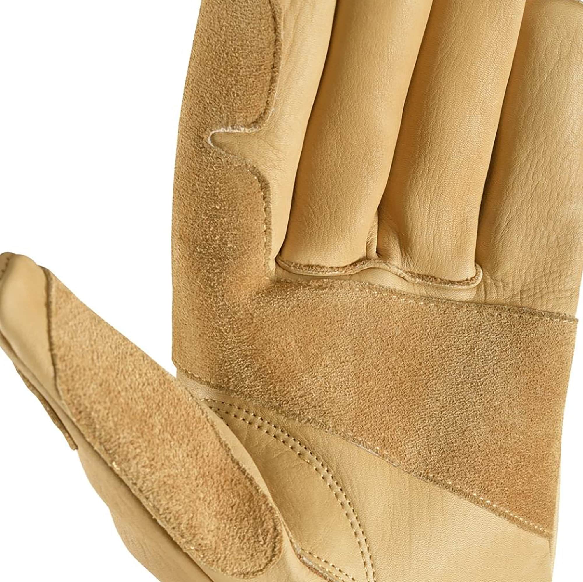 Alan Paine Mens 2022 Water Resistant Leather Gloves - Brown / L