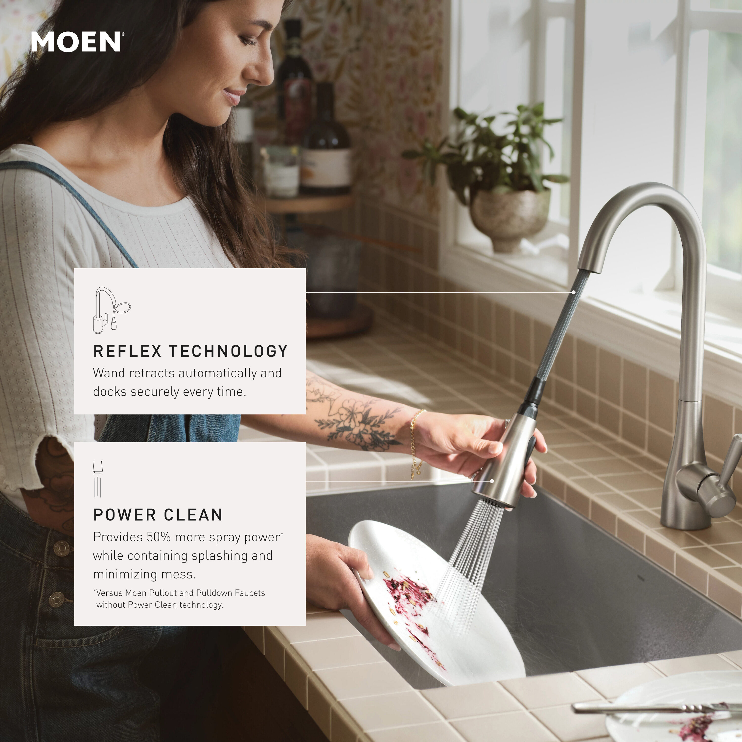 Moen 87233EWBL Kitchen-Faucets - View #2