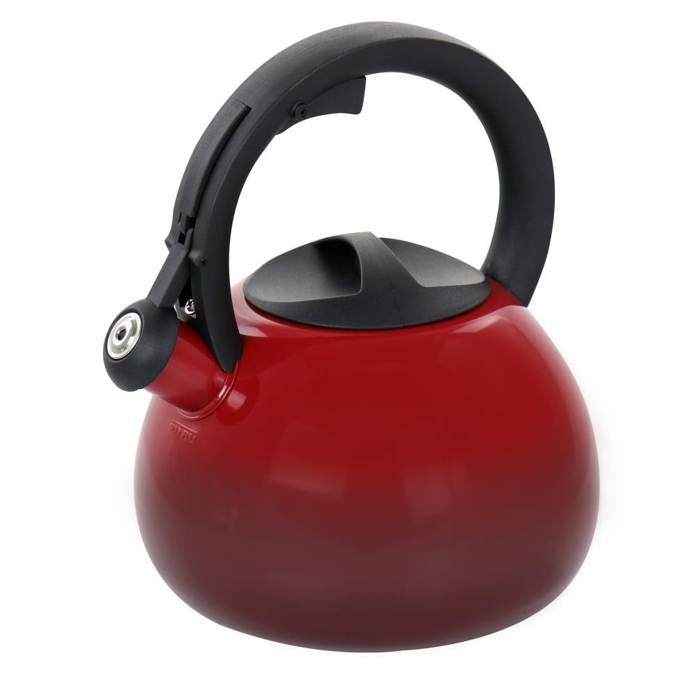 Circulon Stainless Steel Whistling Induction Teakettle with Flip-Up Spout,  2.3-Quart