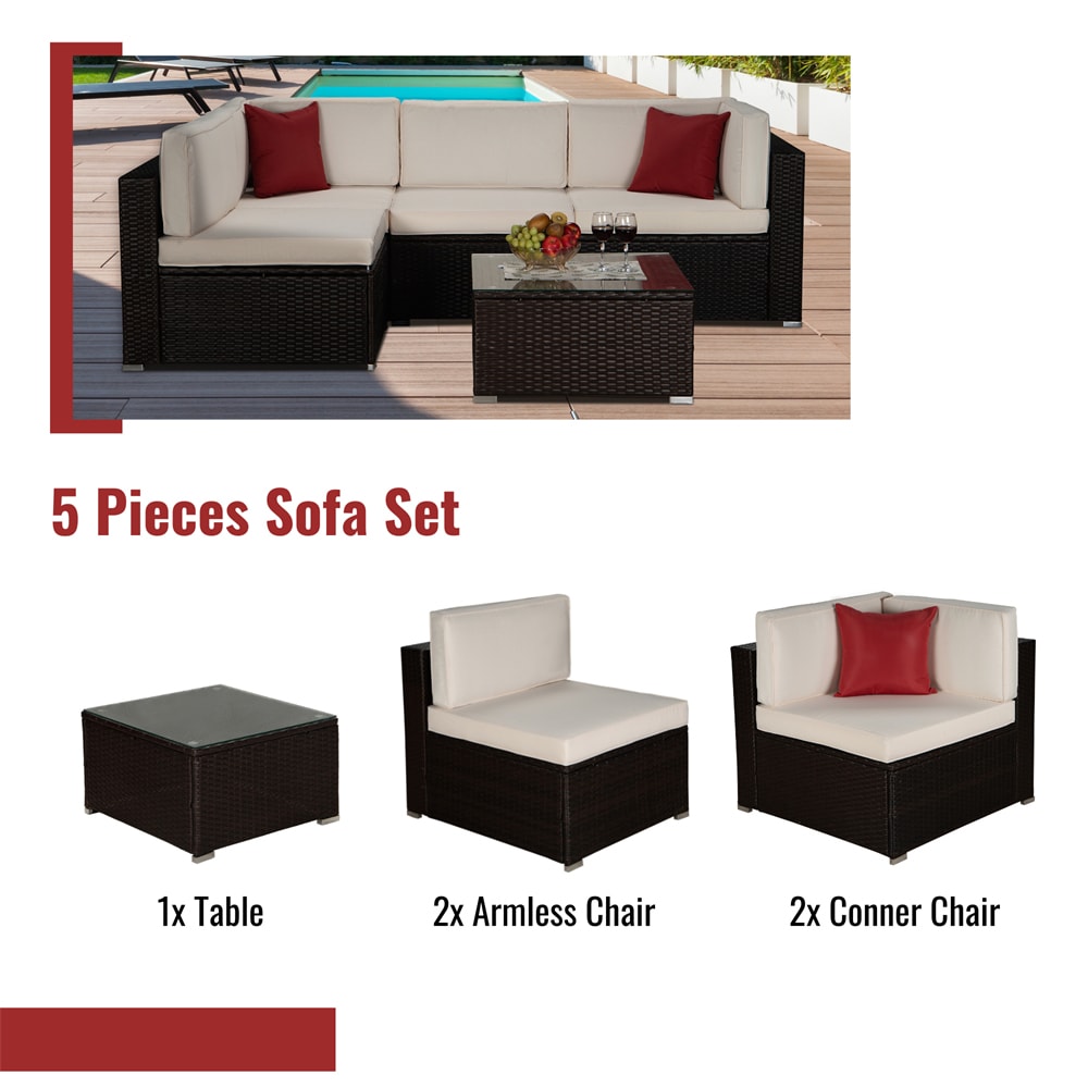 Afoxsos LWMX170 Patio-Conversation-Sets - View #4