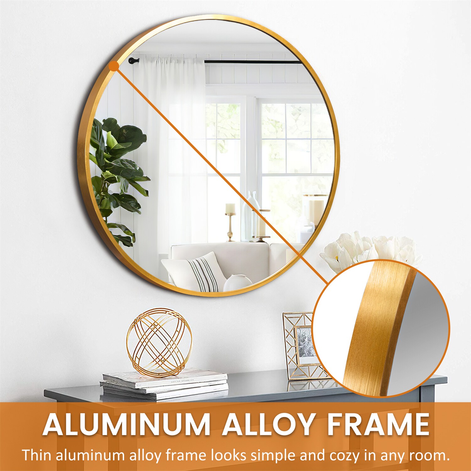 Dovelina LS-A-MR01147 Framed-Bath-Mirrors - View #6