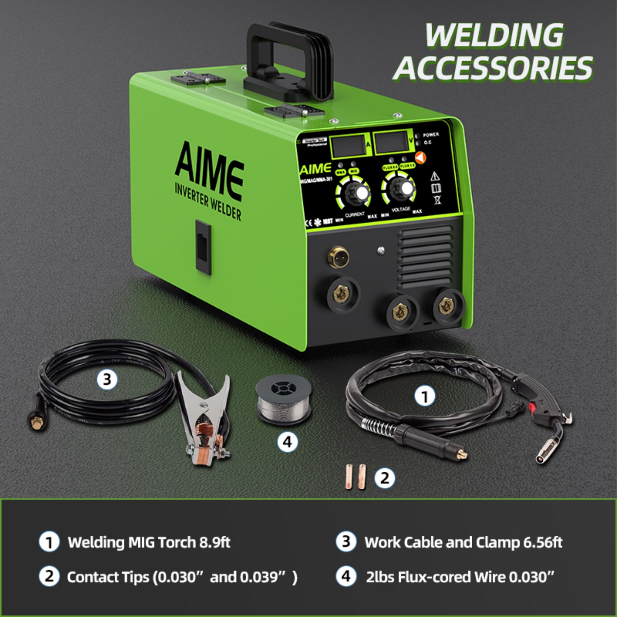 Lirago 140A 3 in 1 MIG Welder Solid Wire MIG/Lift TIG/manual Arc ...