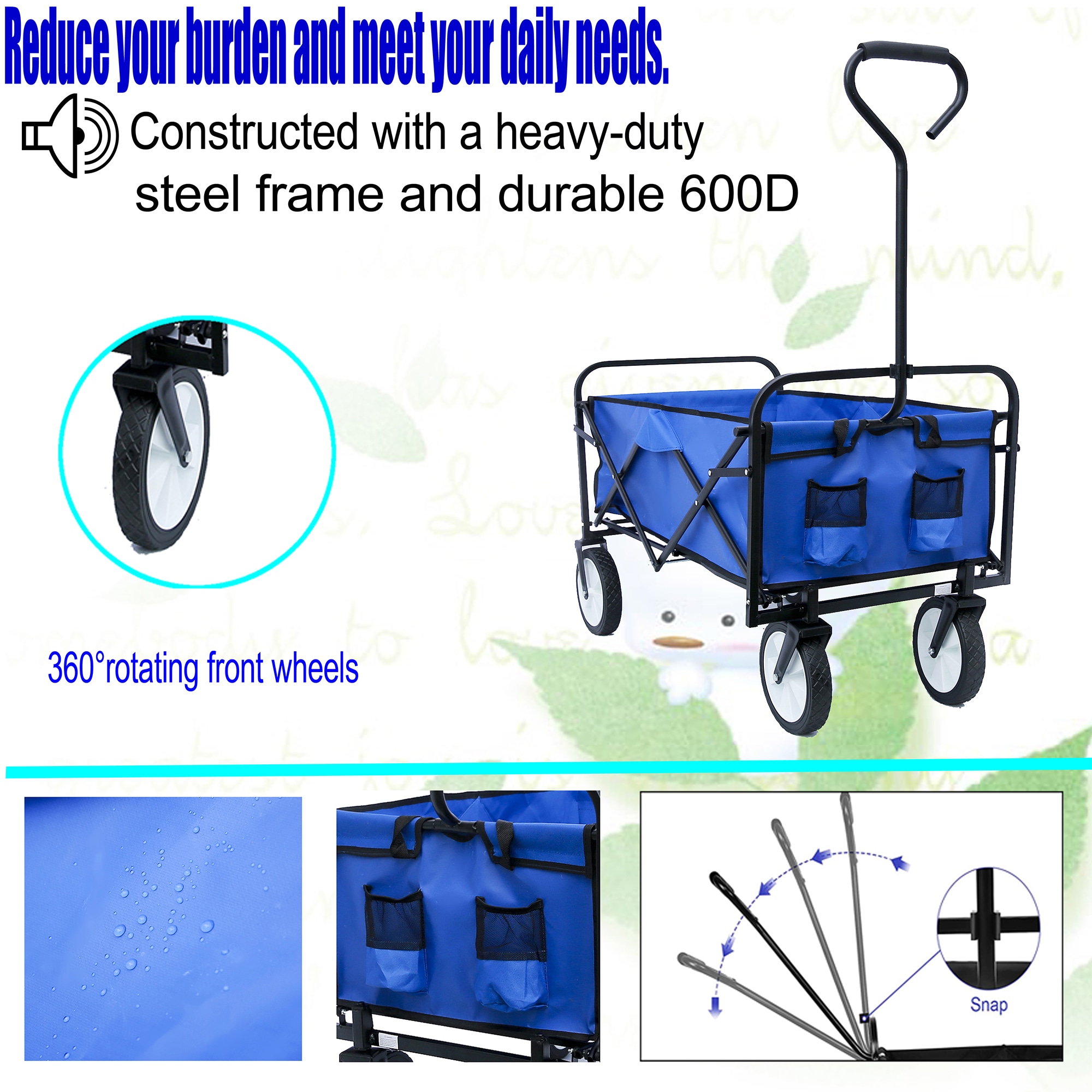 WELLFOR ORQ-512BL Yard-Carts - View #18