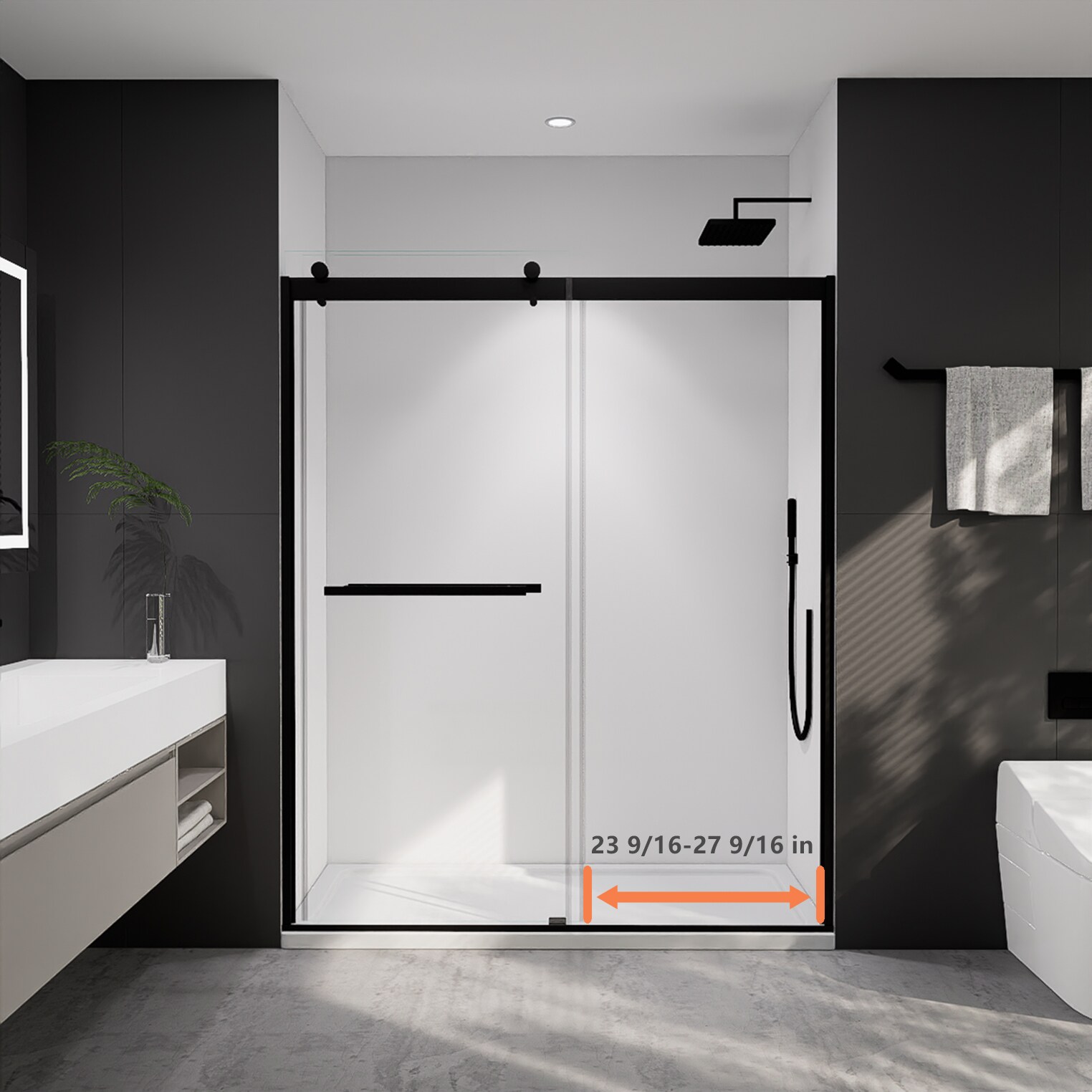 WELLFOR QSD-SS019BB Shower-Doors - View #9