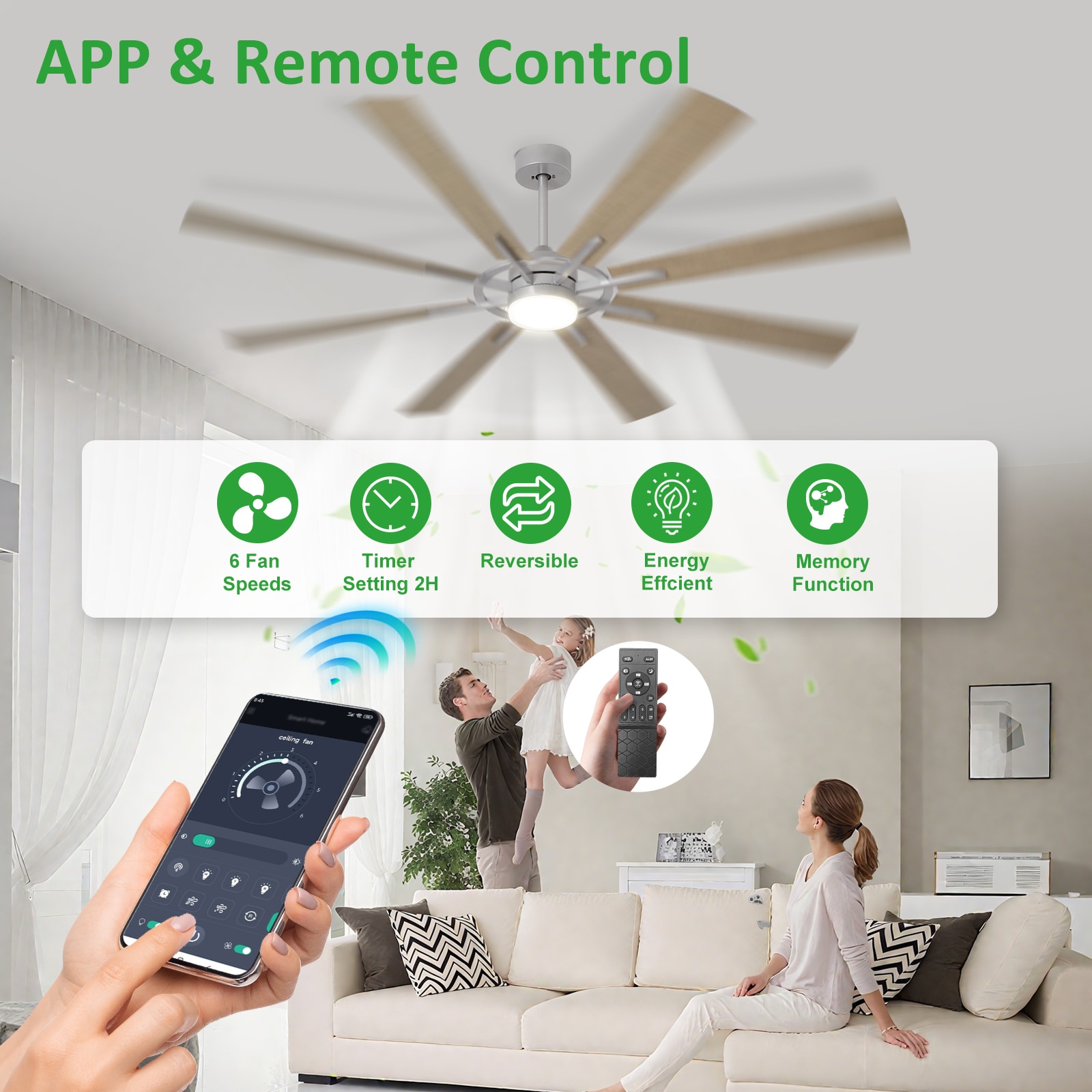 Depuley WS-FPZ190-66C-NK-LW Ceiling-Fans - View #7