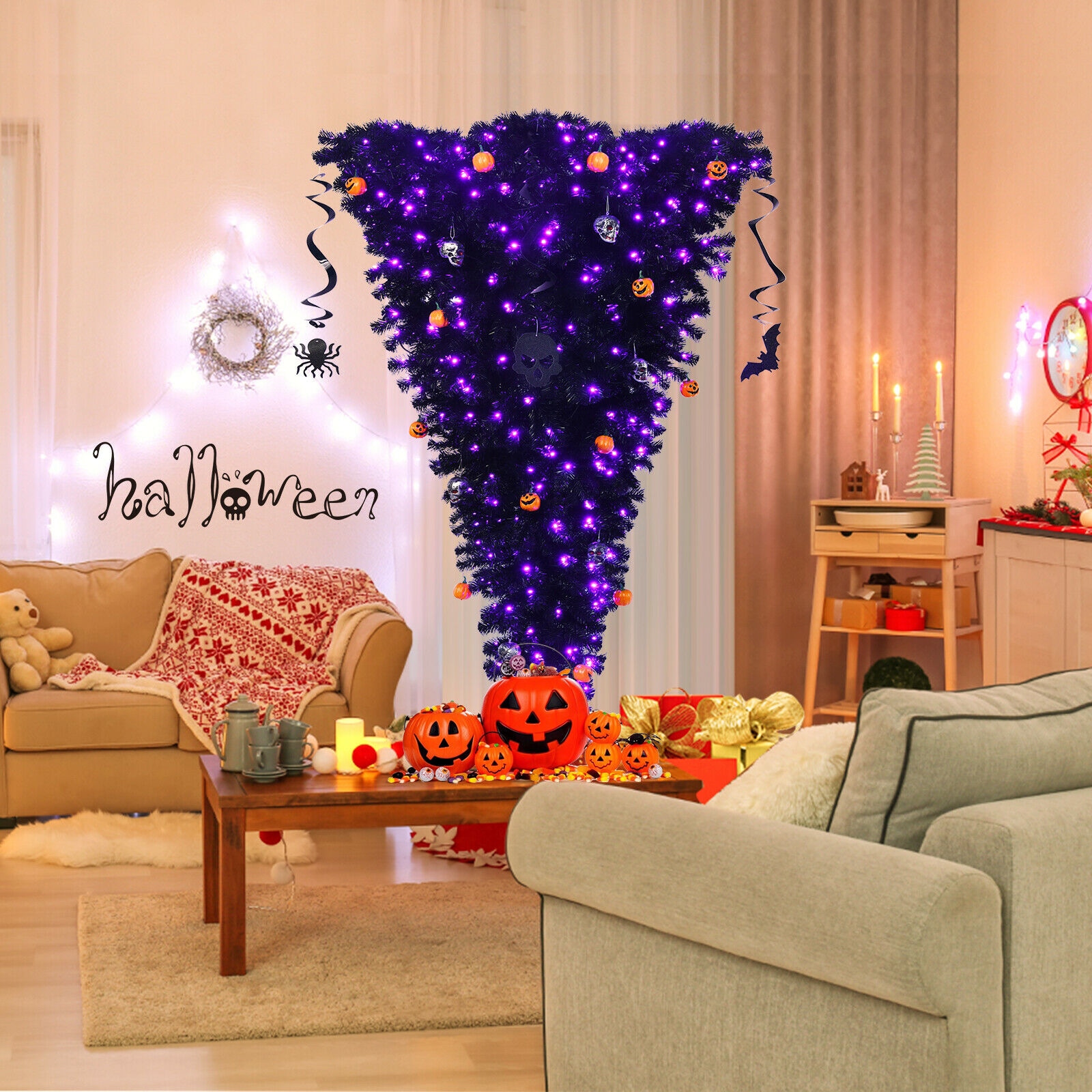 WELLFOR CM-HGY-23456US Artificial-Christmas-Trees - View #9