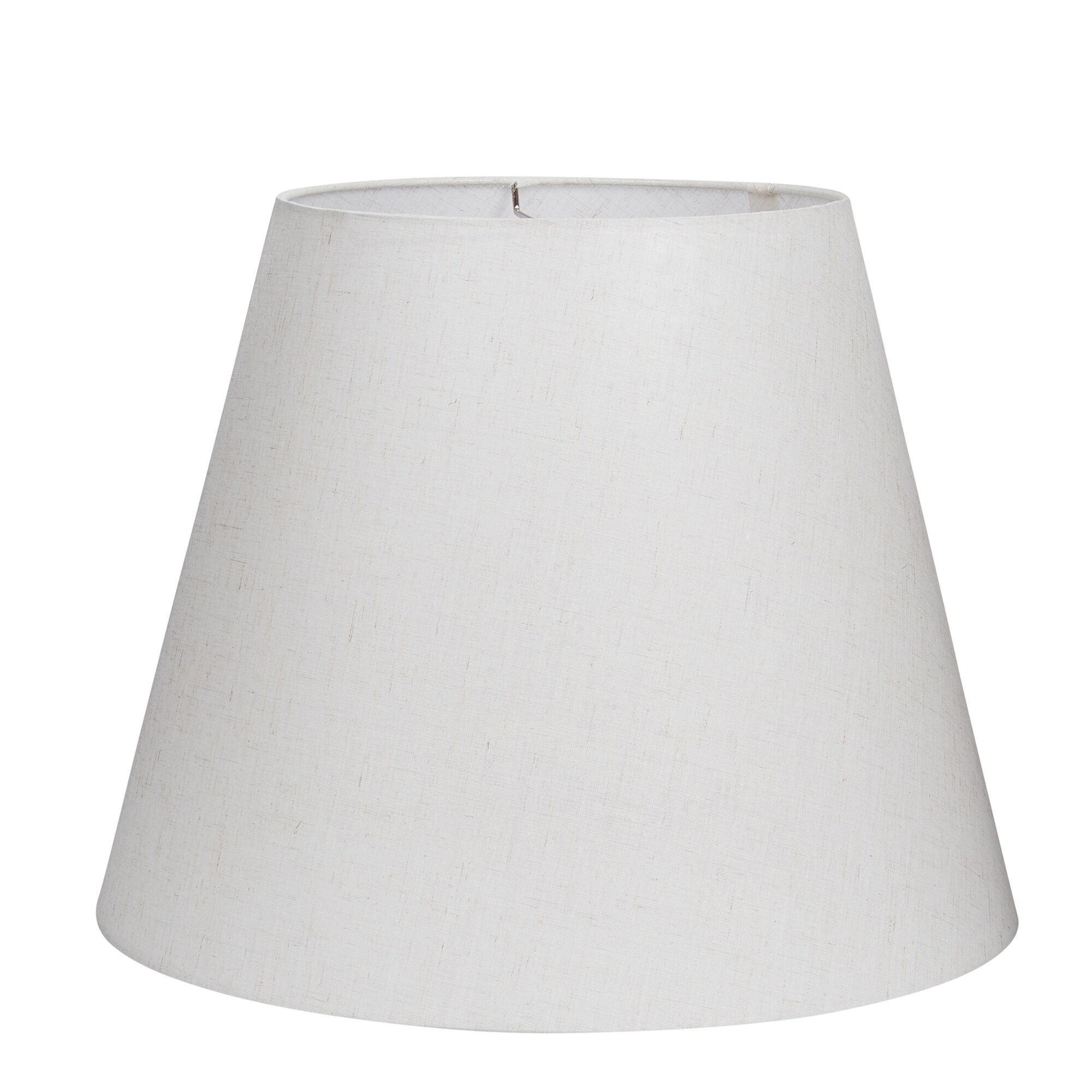 allen + roth 10-in x 13.25-in Light Coffee Fabric Empire Lamp Shade in ...