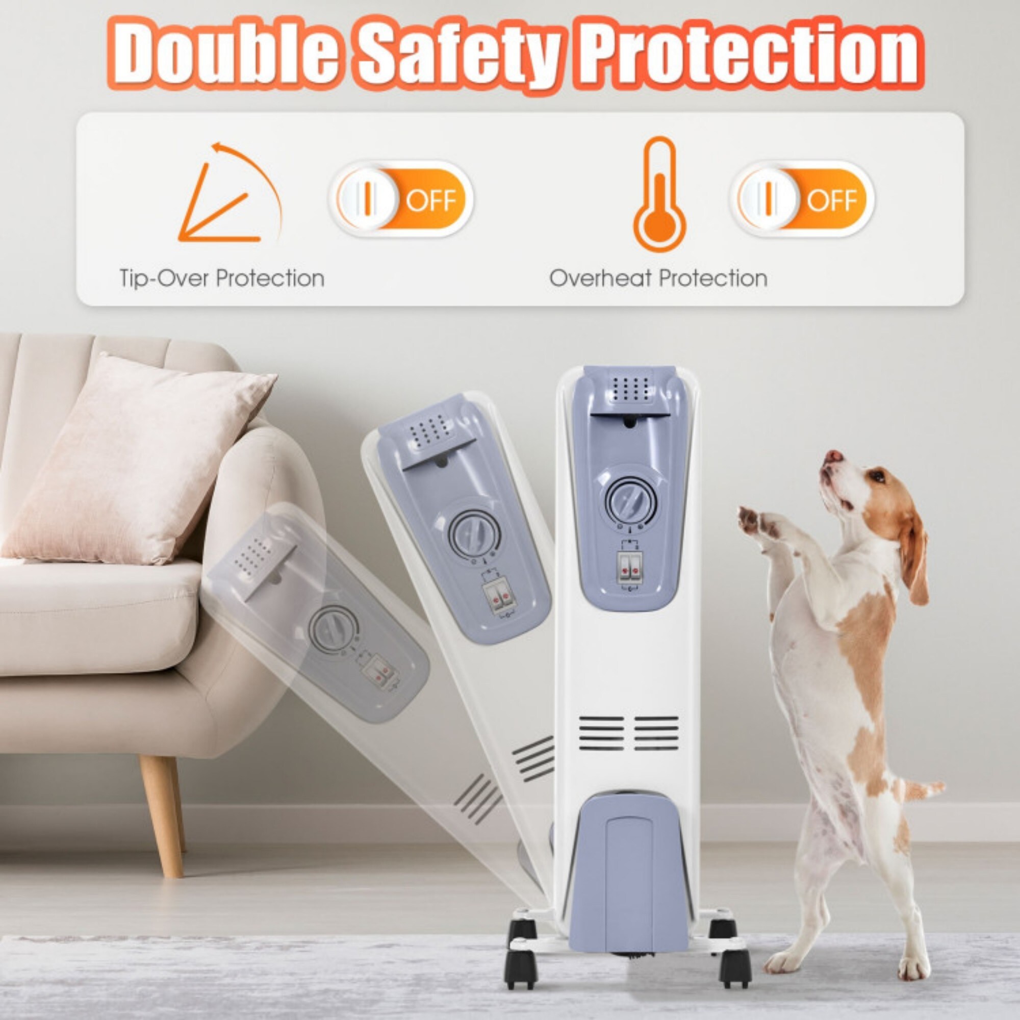 LUCKY ONE LO-ES10049 Portable-Electric-Heat - View #11